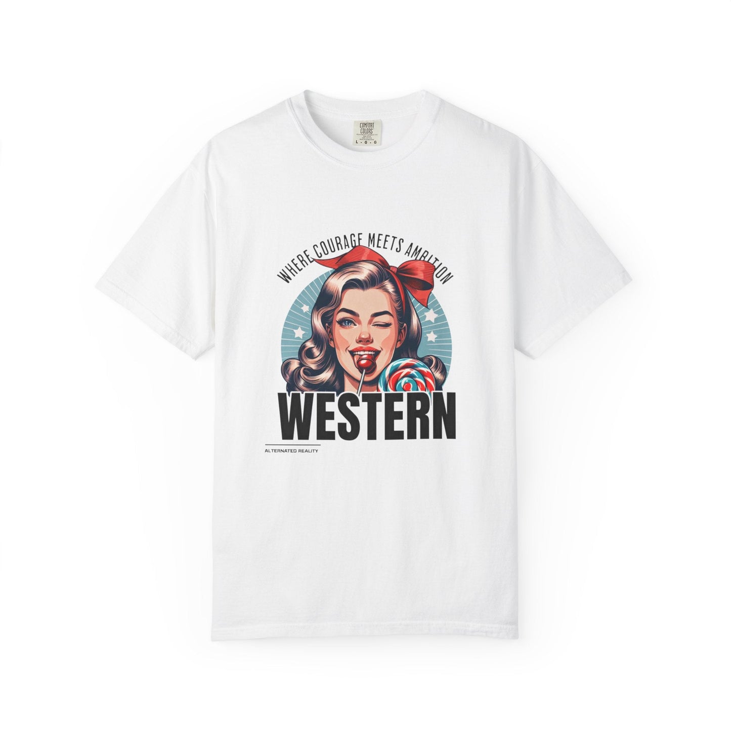 Vintage western adventure t-shirt for audacious style