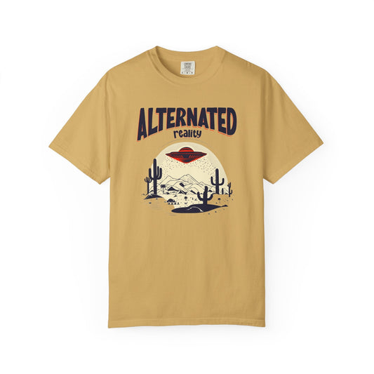 UFO vintage desert encounter t-shirt with unique graphic tee