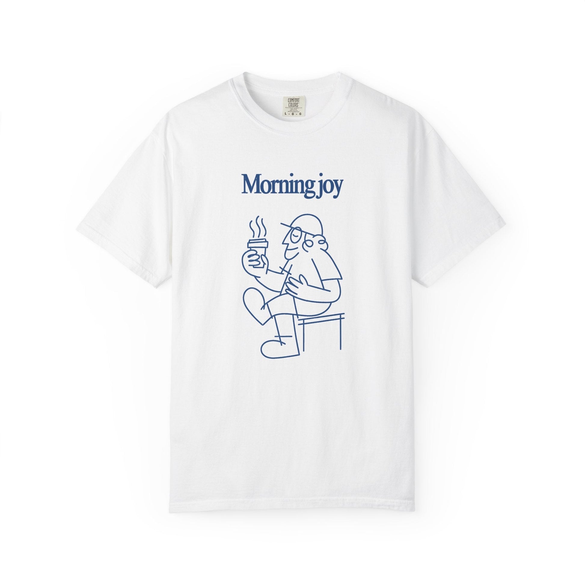 Morning joy t-shirt - Calm coffee simple line design for all