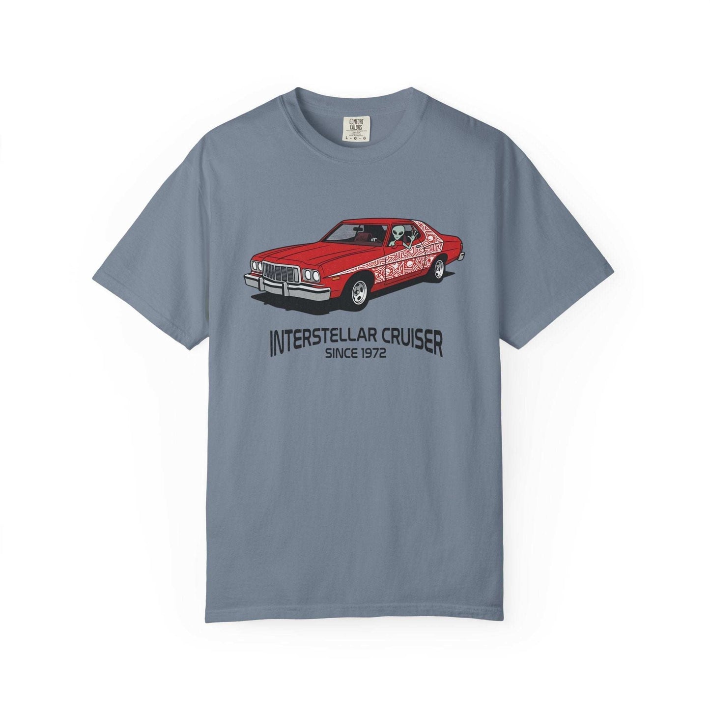 Alien Retro Car Unisex T-shirt