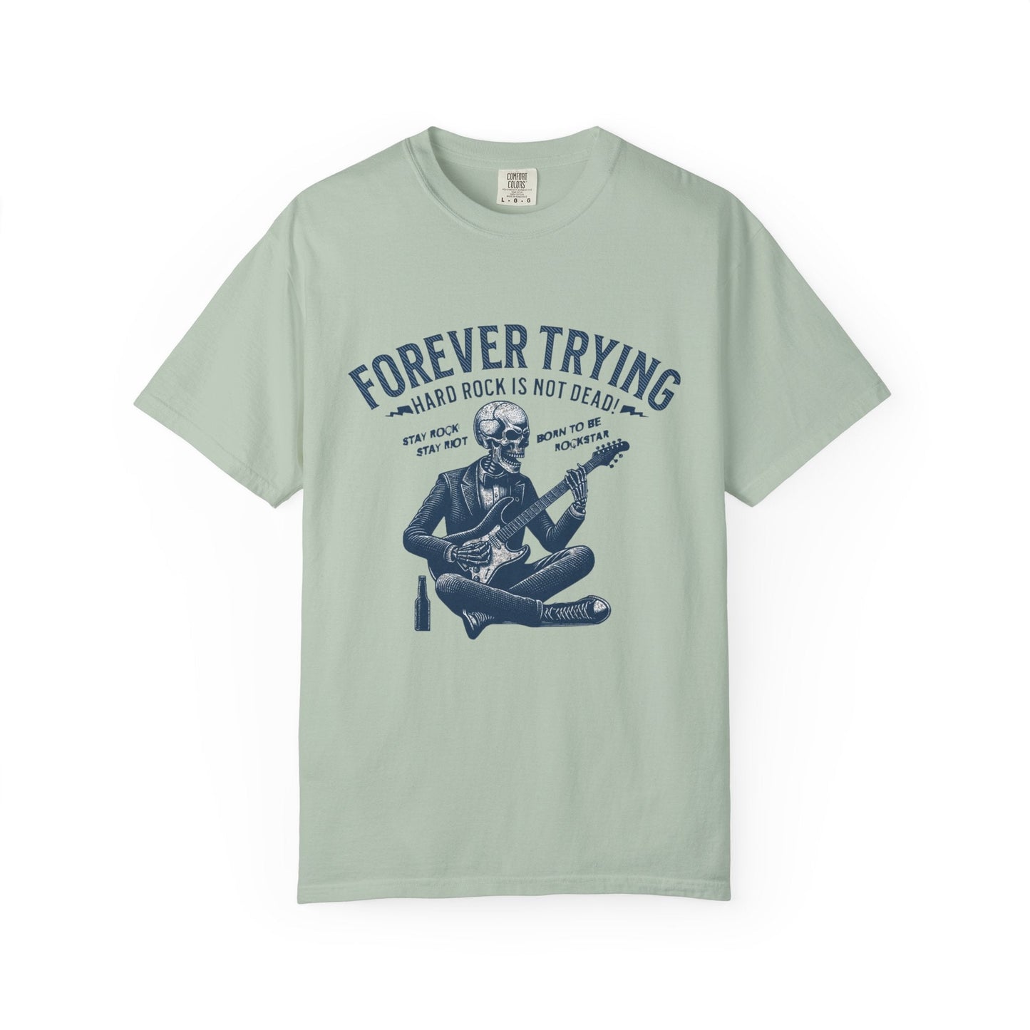 Rose rocker guitarist: stylish t-shirt for rockers