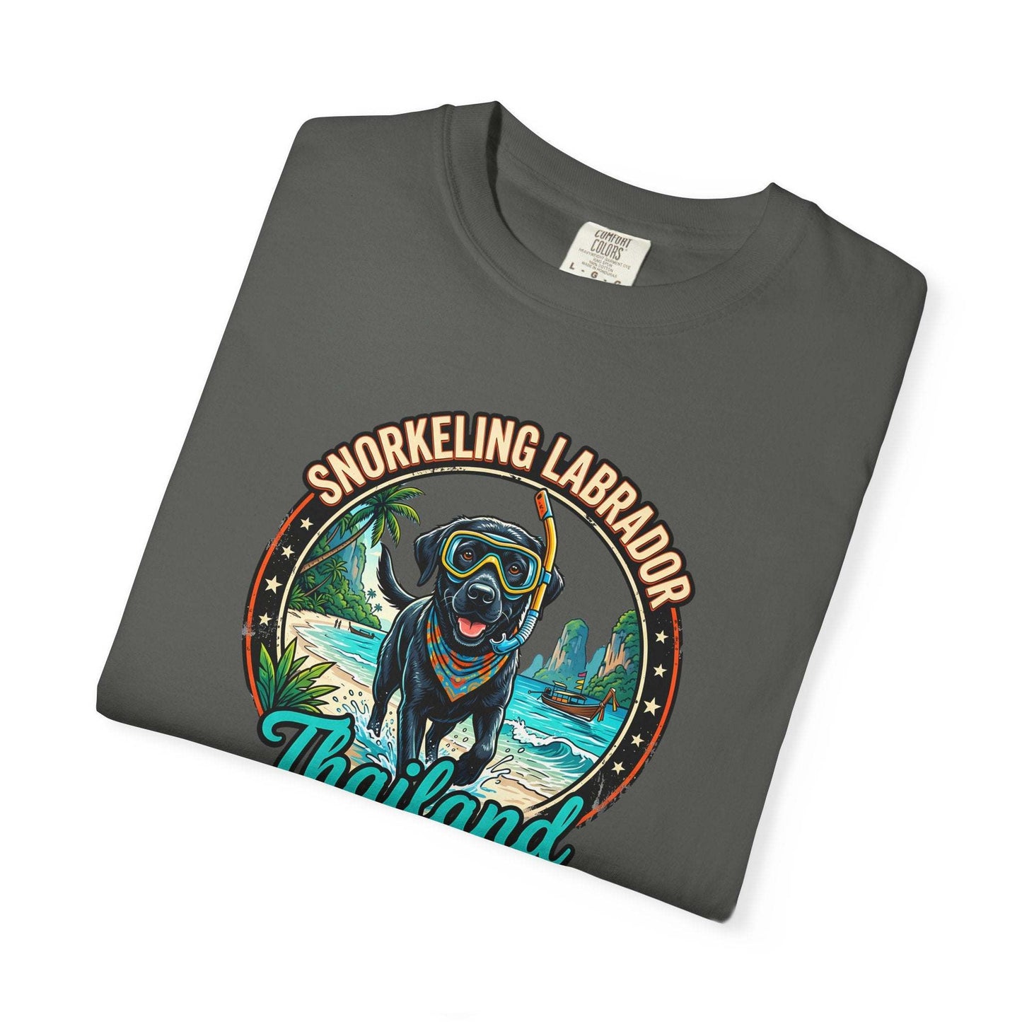Labrador Holidays in Thailand Fun Tee for Dogs Lovers