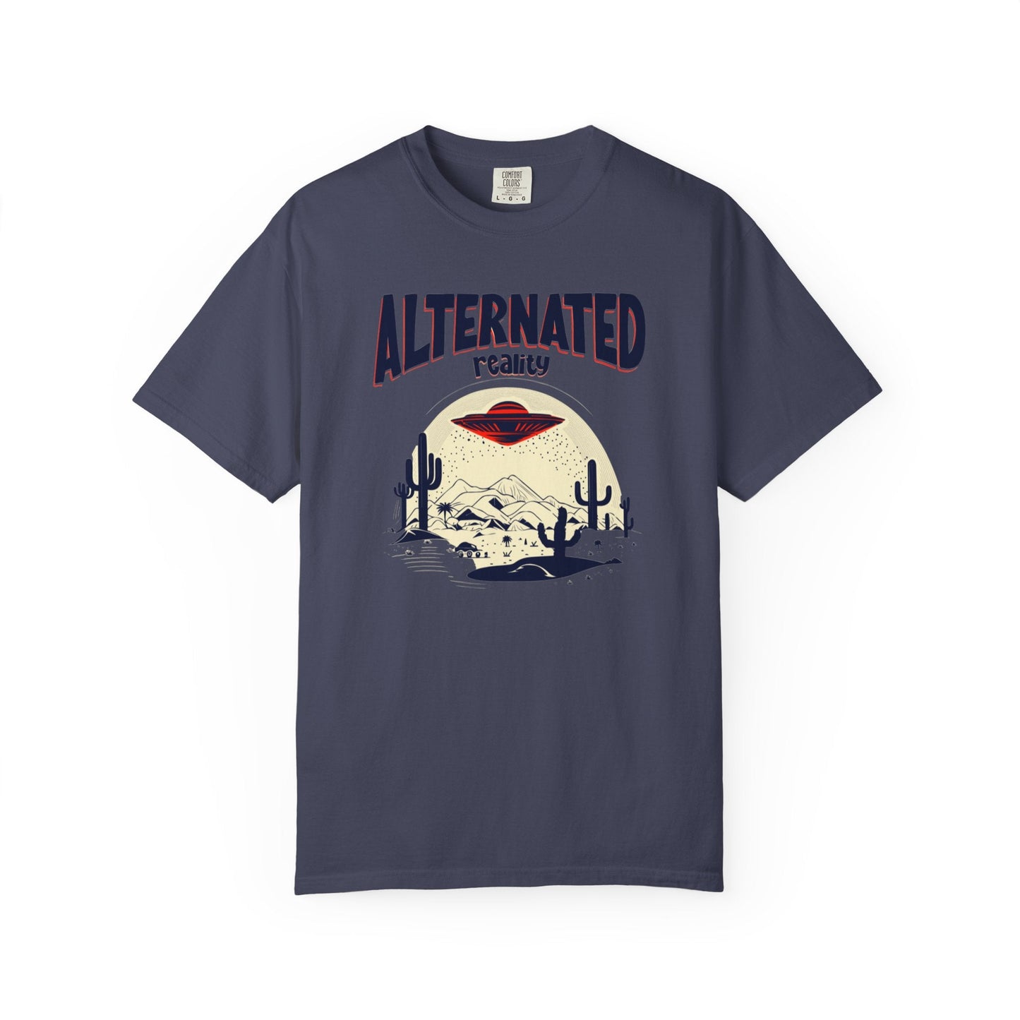 UFO vintage desert encounter t-shirt with unique graphic tee