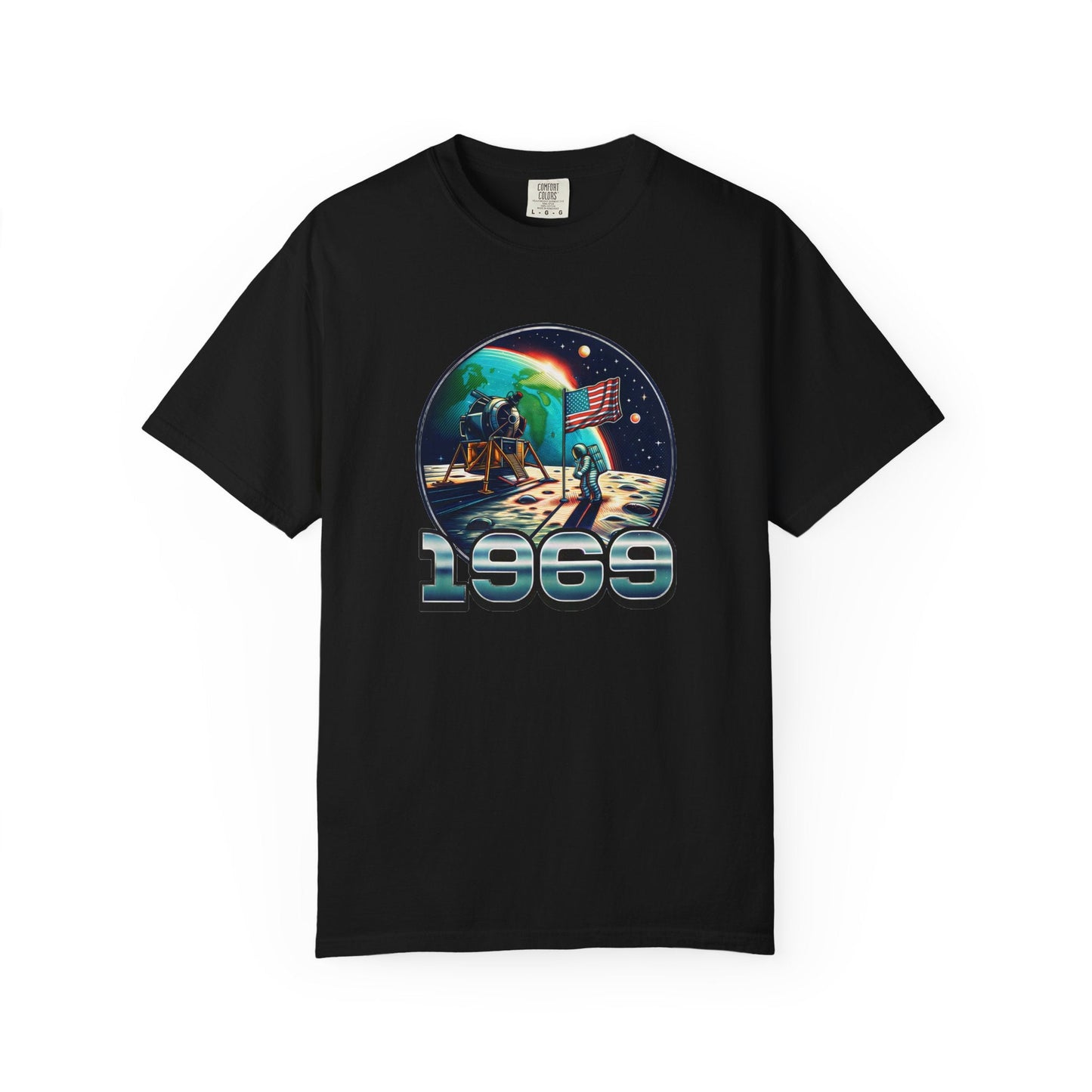 Moon landing 1969 - Customizable Comfort t-shirt for space lovers