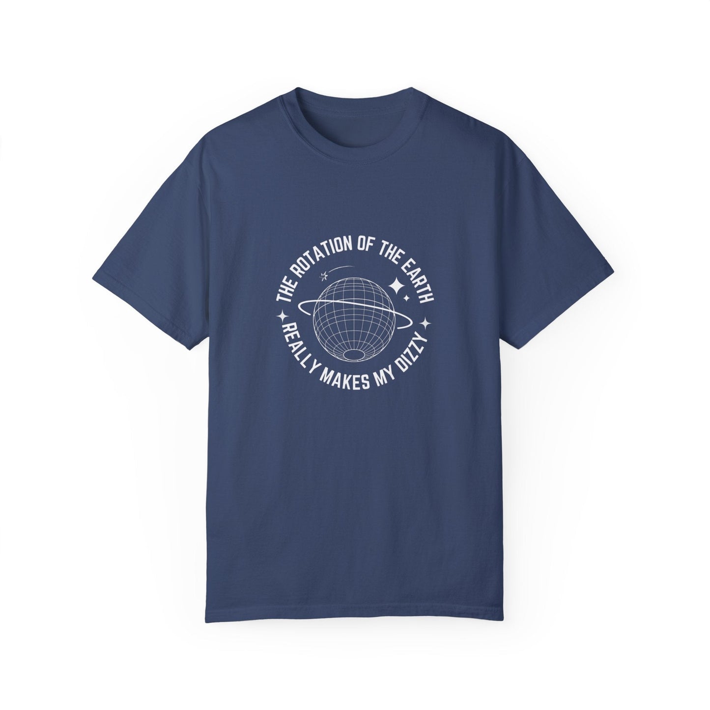 Touristic figure t-shirt | trendy & unique globe design earth rotation