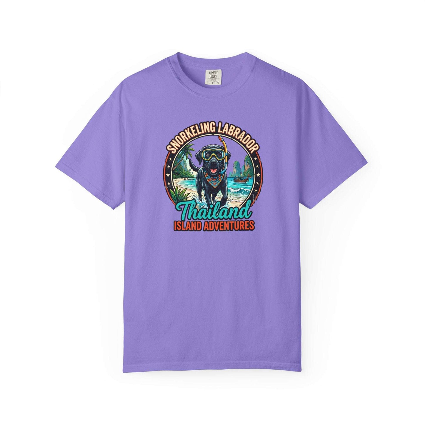 Labrador Holidays in Thailand Fun Tee for Dogs Lovers