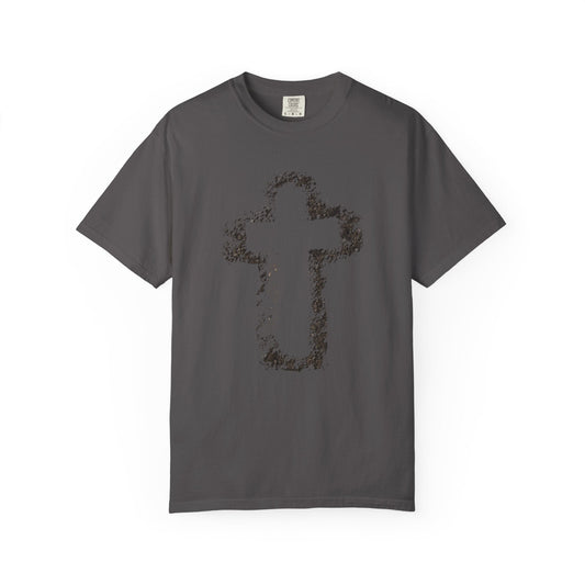 Stone cross unisex t-Shirt - Minimalist design cool rock 'n' roll