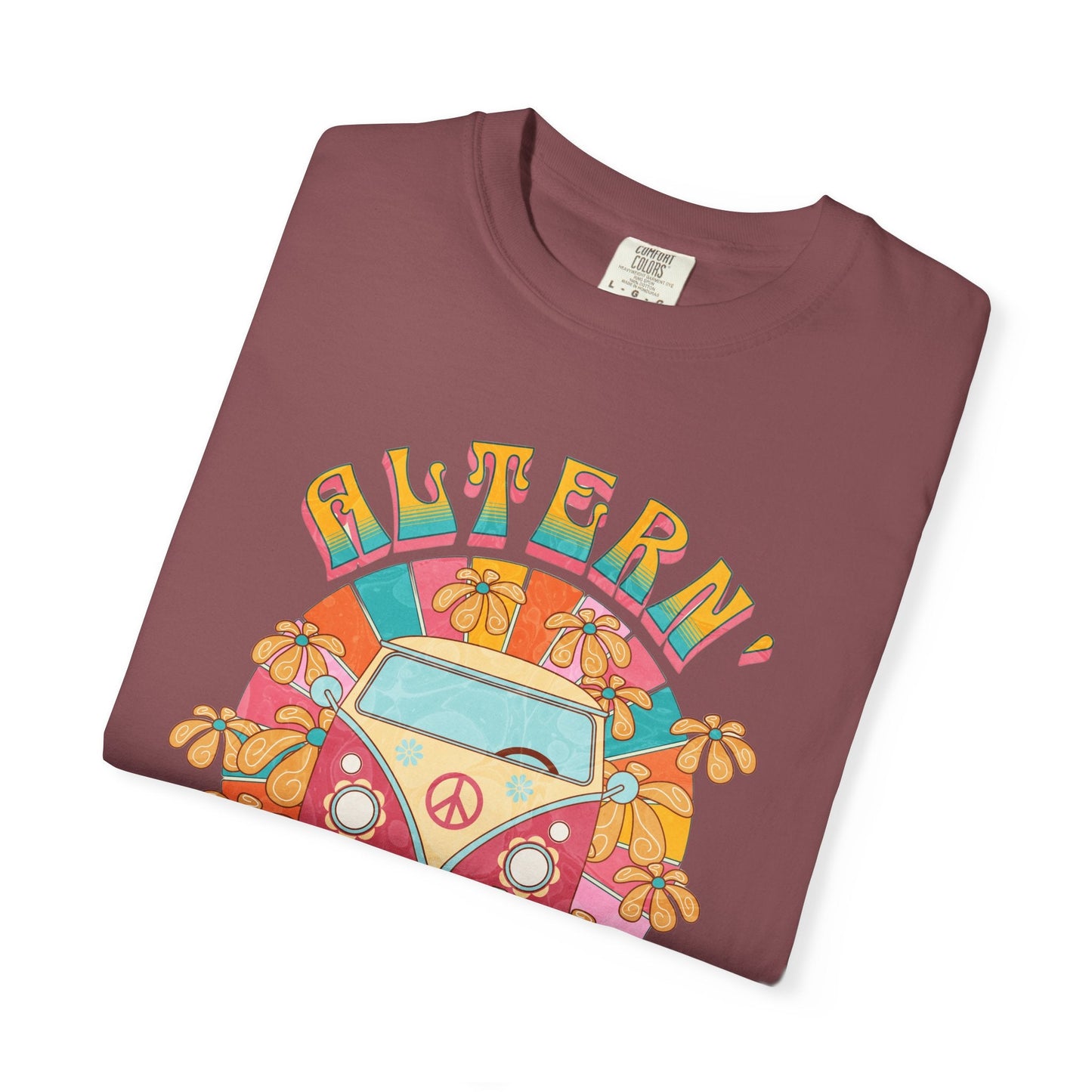 Vintage camper cool t-shirt with retro 60s-70s graphic - Hippie vibe