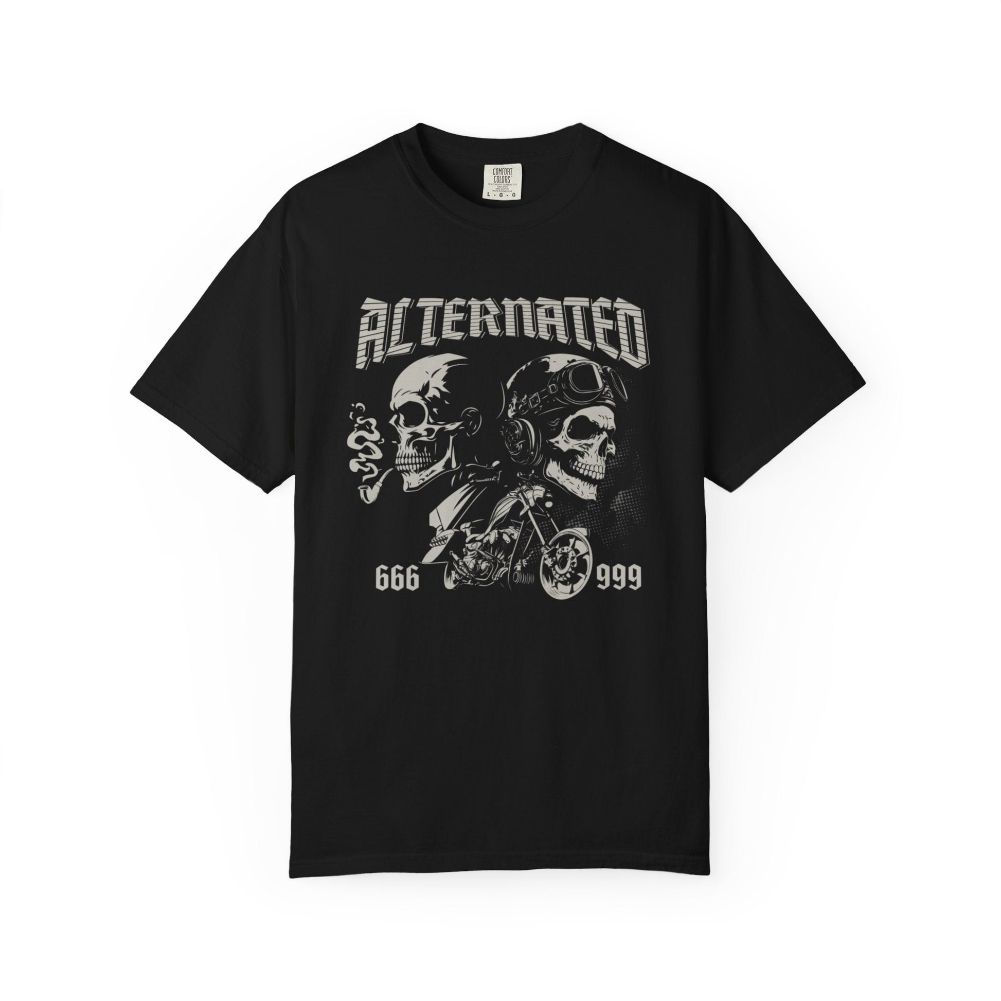 Biker skull unisex t-shirt - Bold & adventurous design
