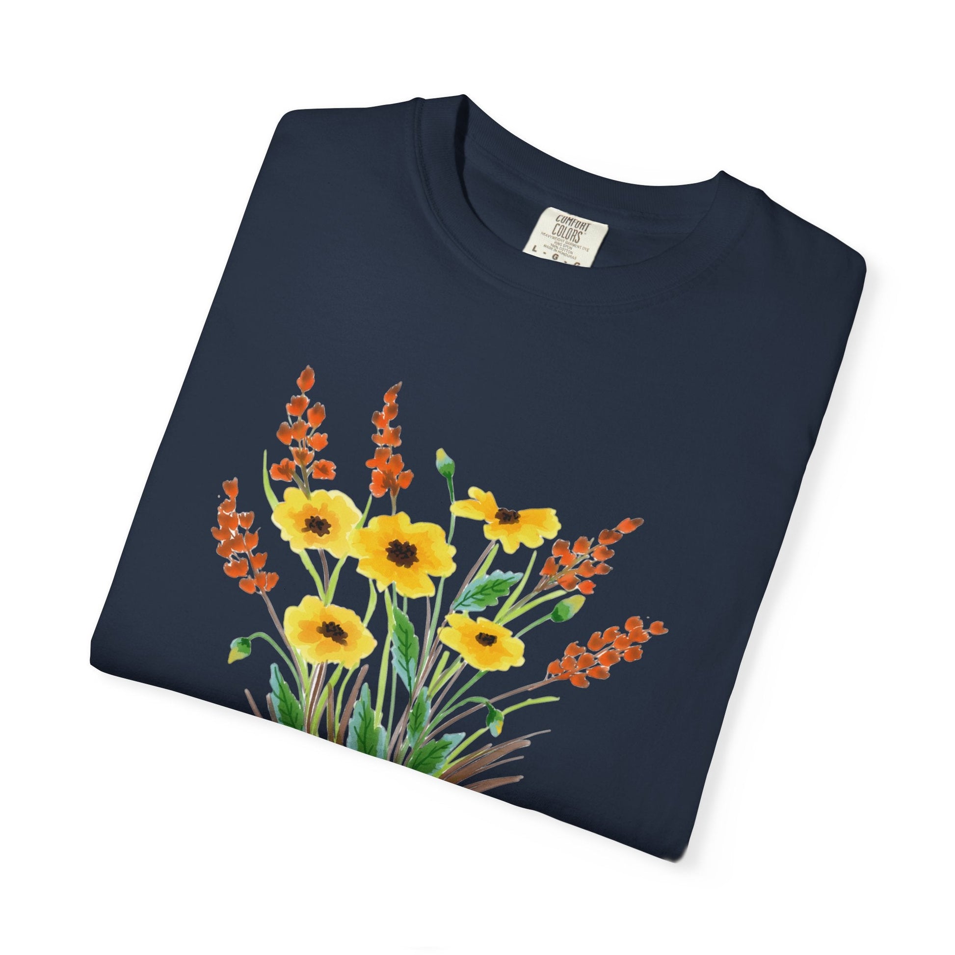 Nature love t-shirt with floral design – Eco-friendly fashion