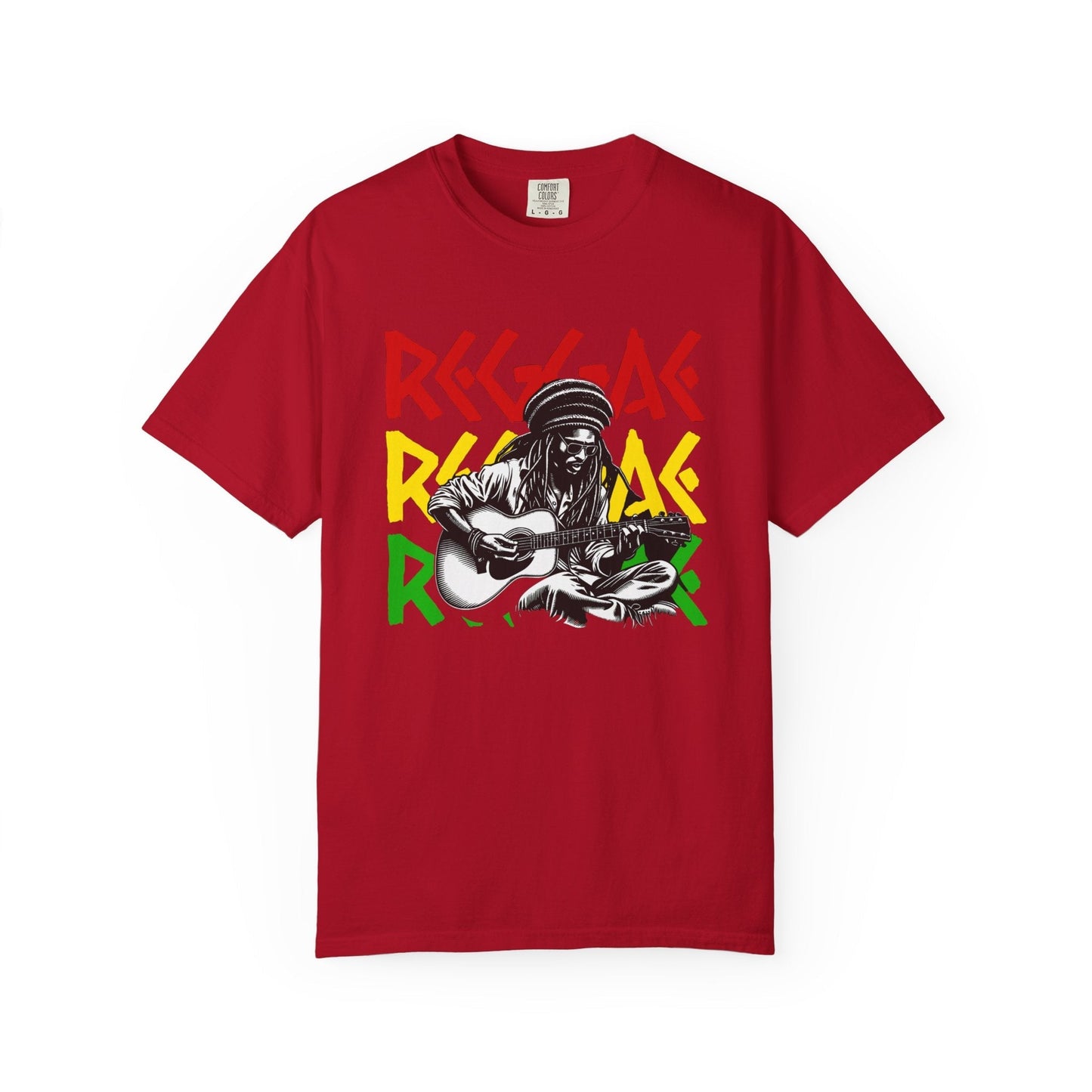 Rasta reggae t-shirt - Vibrant music lover's casual cotton  cool tee 
