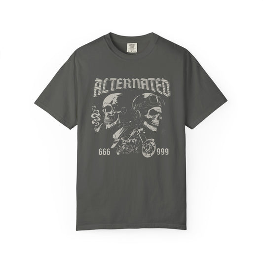 Biker skull unisex t-shirt - Bold & adventurous design