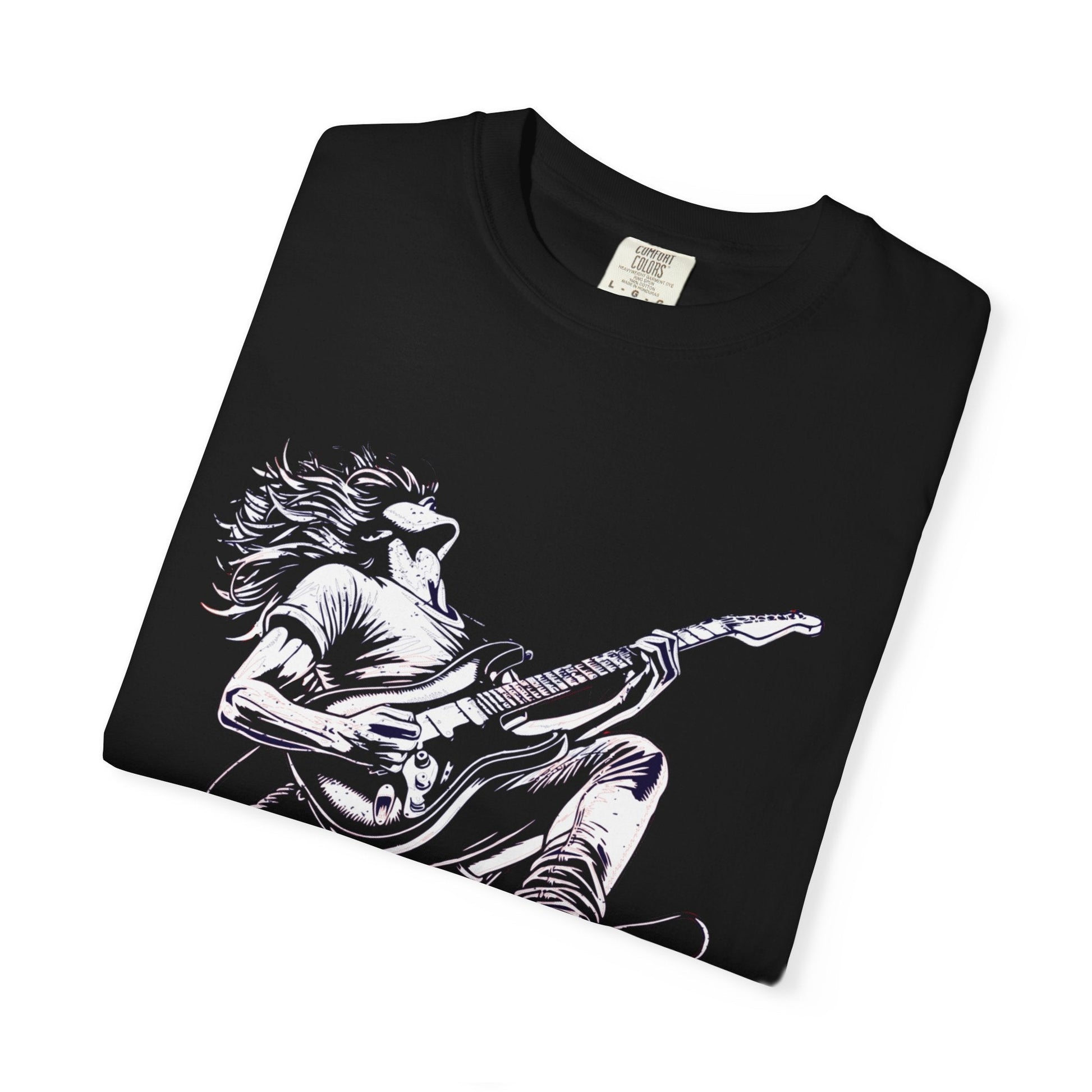 Guitar hero t-shirt for rock & Music fans - Comfortable 100% cotton