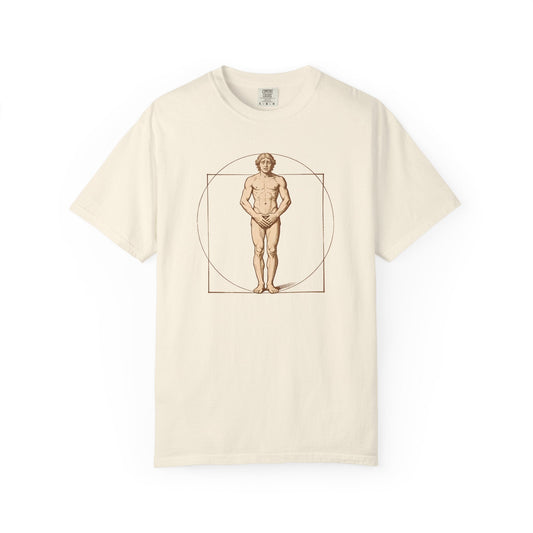 Da Vinci nightmare surreal horror art graphic tee with detailed haunting dream design