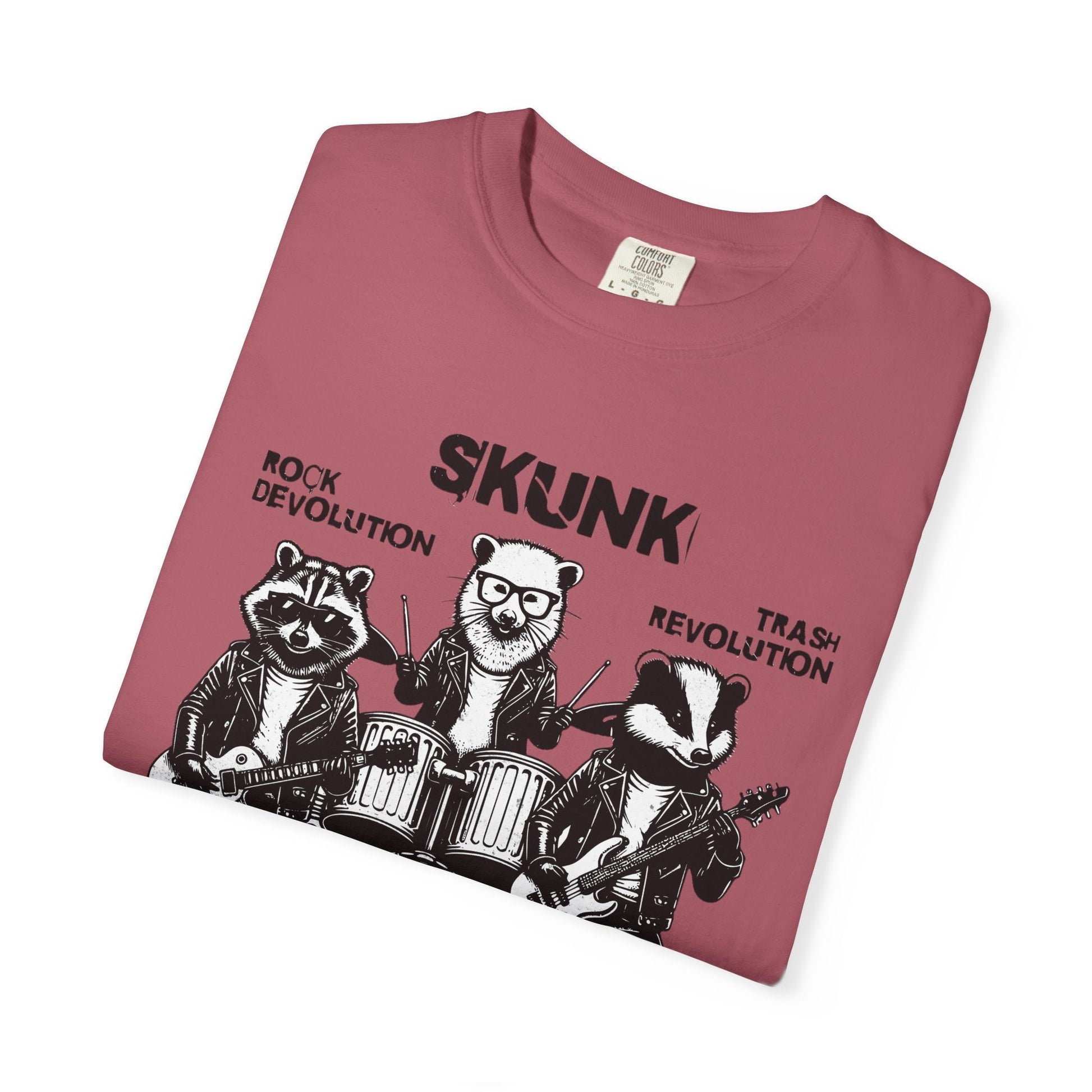 Vintage Skunk band t-shirt for rock music and cartoon fans
