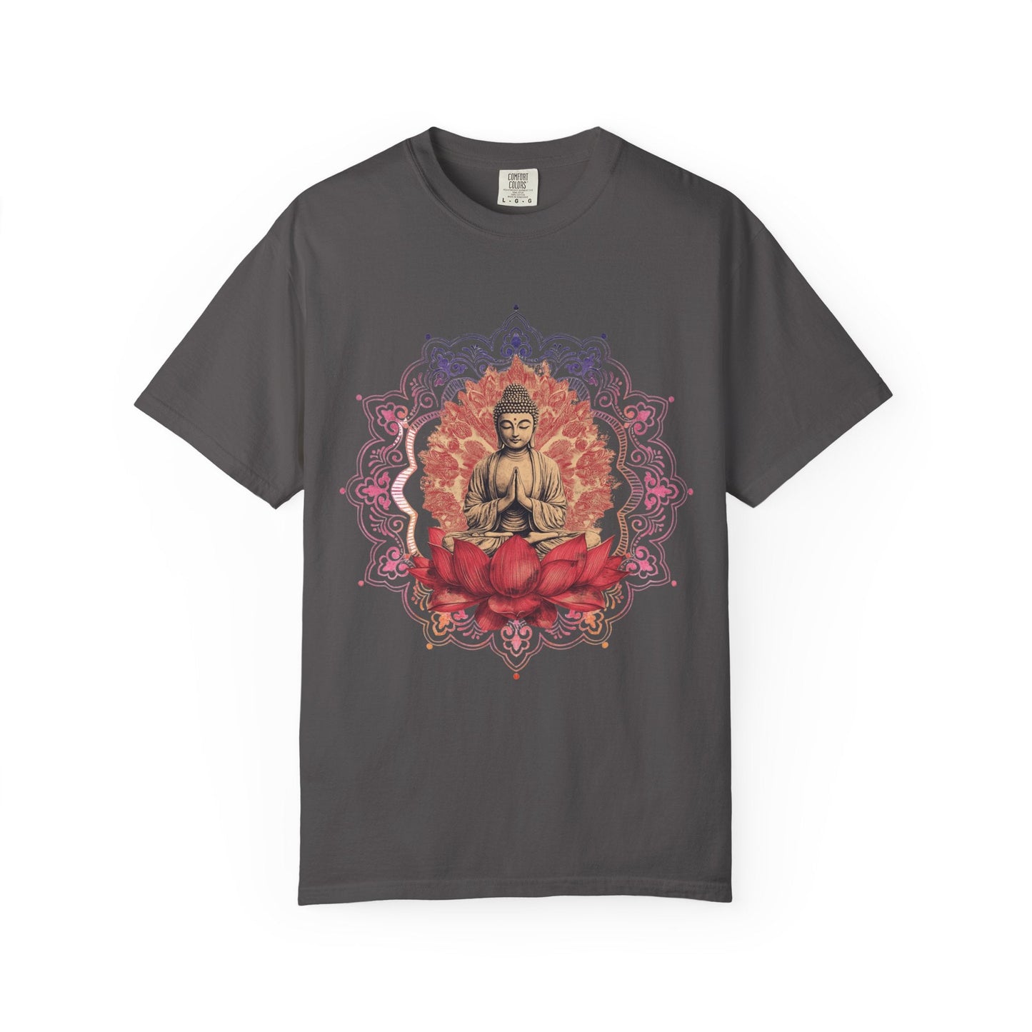 Lotus meditation t-shirt for peaceful and stylish wear