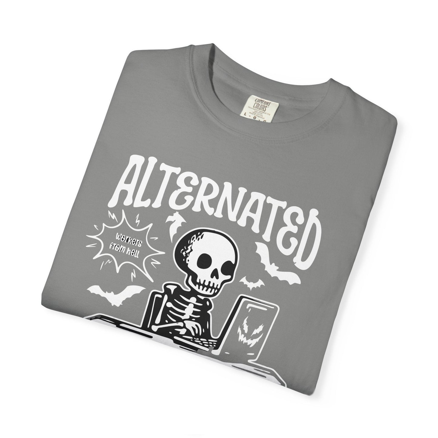 Work skeleton  t-shirt | Fun and quirky design
