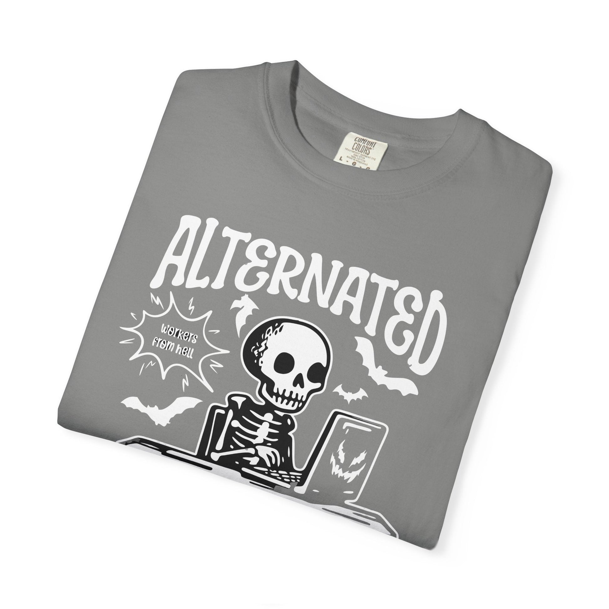 Work skeleton  t-shirt | Fun and quirky design