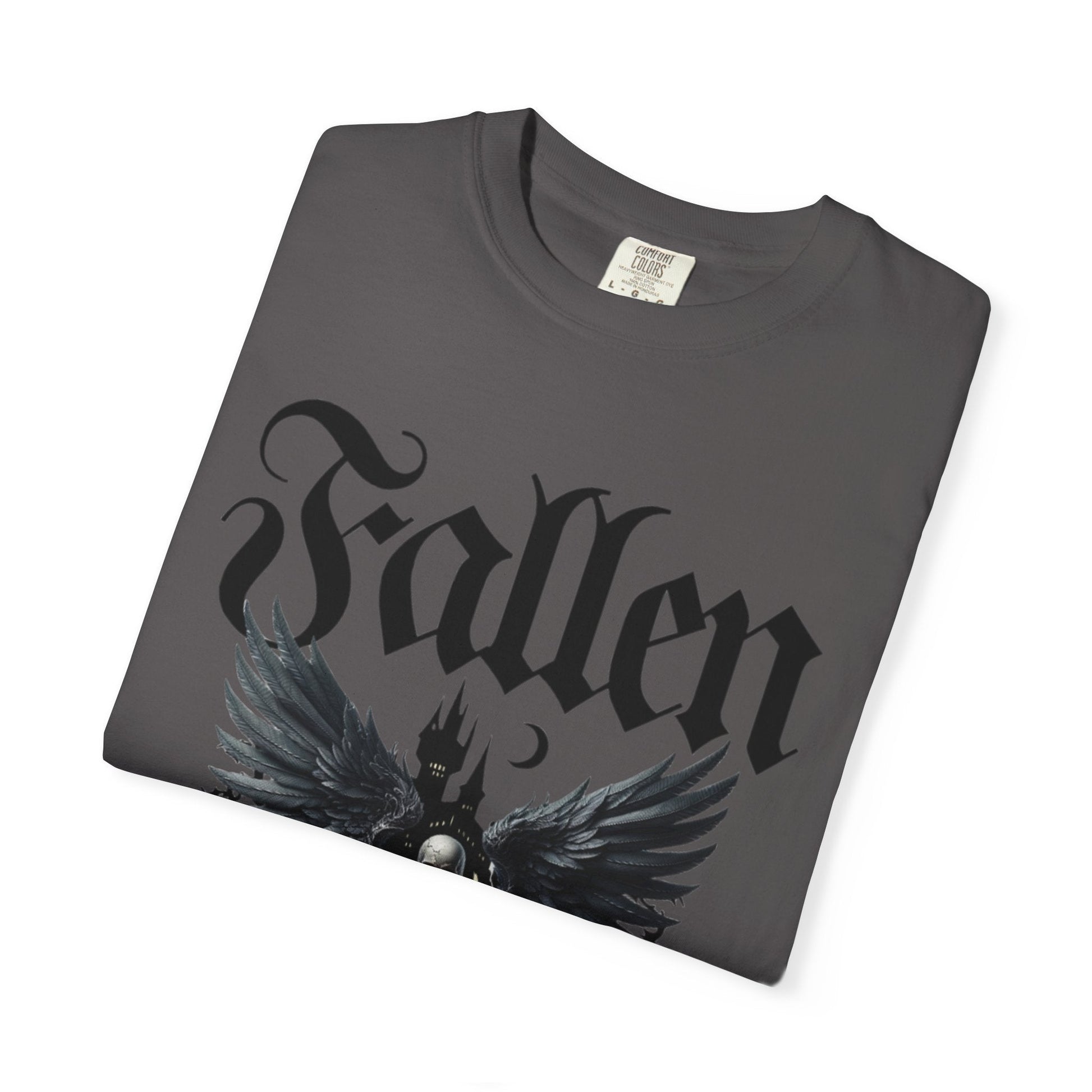 Fallen angel gothic t-shirt - Dark & Mystical Style - Rock attitude