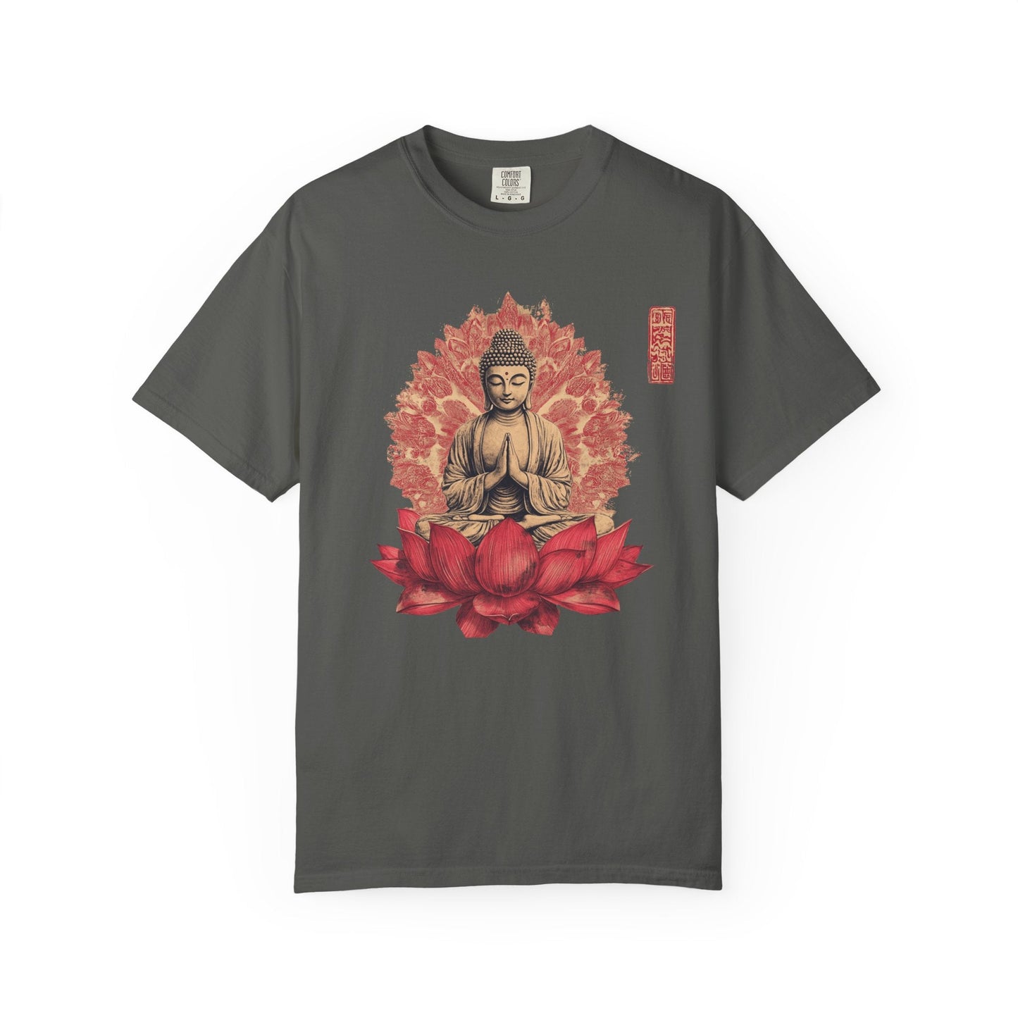 Meditation lotus t-shirt - Peaceful spiritual wear - 100% Cotton