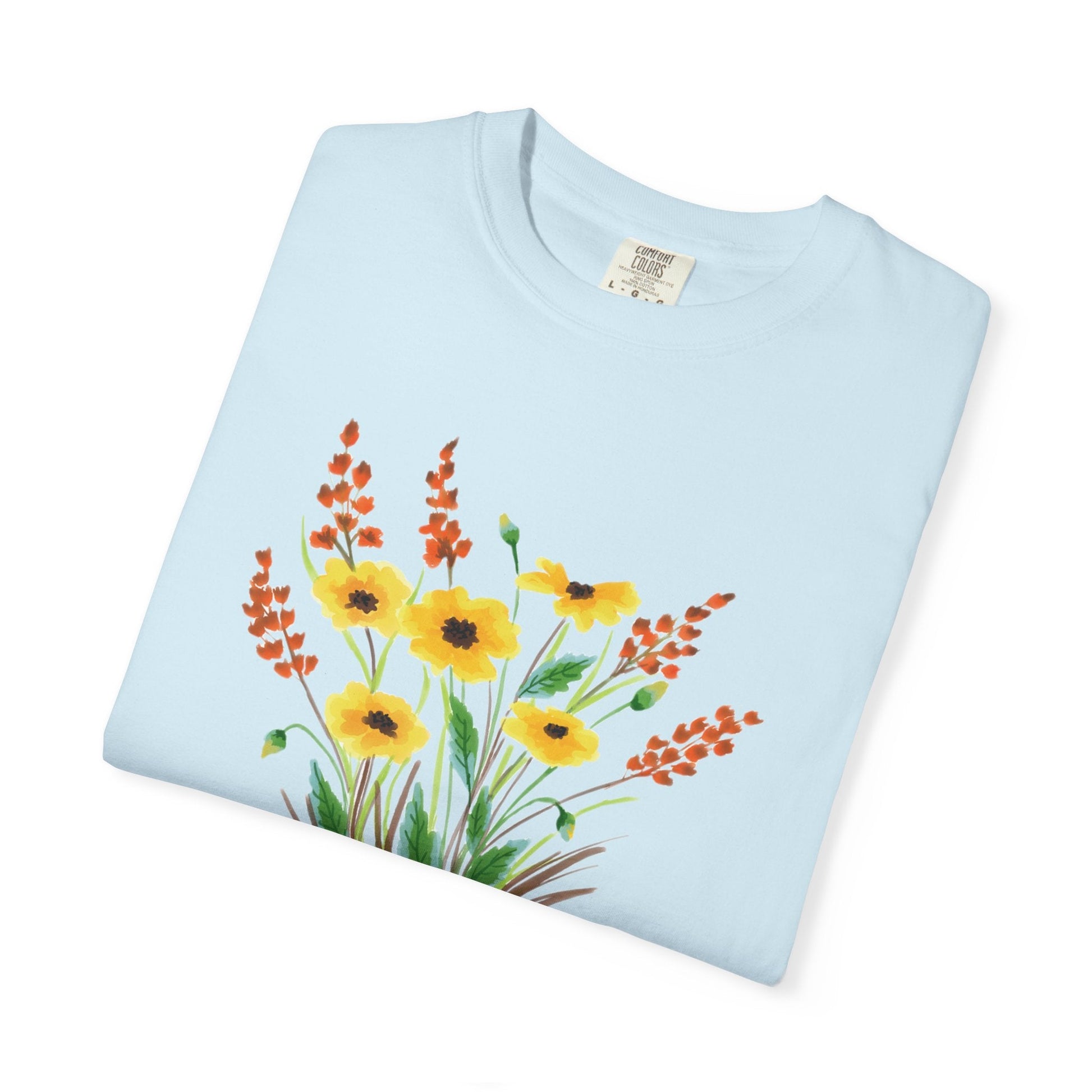 Nature love t-shirt with floral design – Eco-friendly fashion