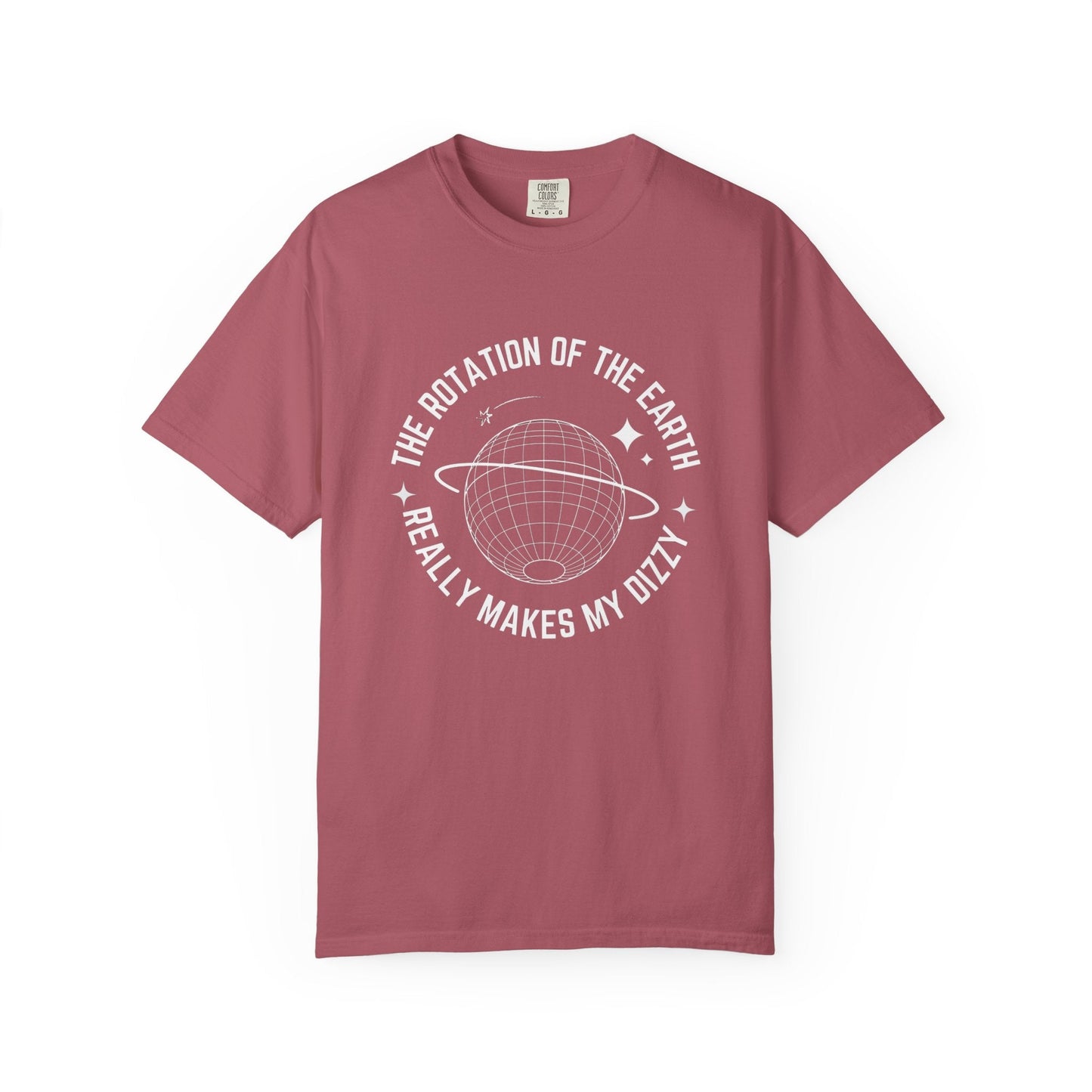 Earth rotation t-shirt - Unique globe design for adventure lovers