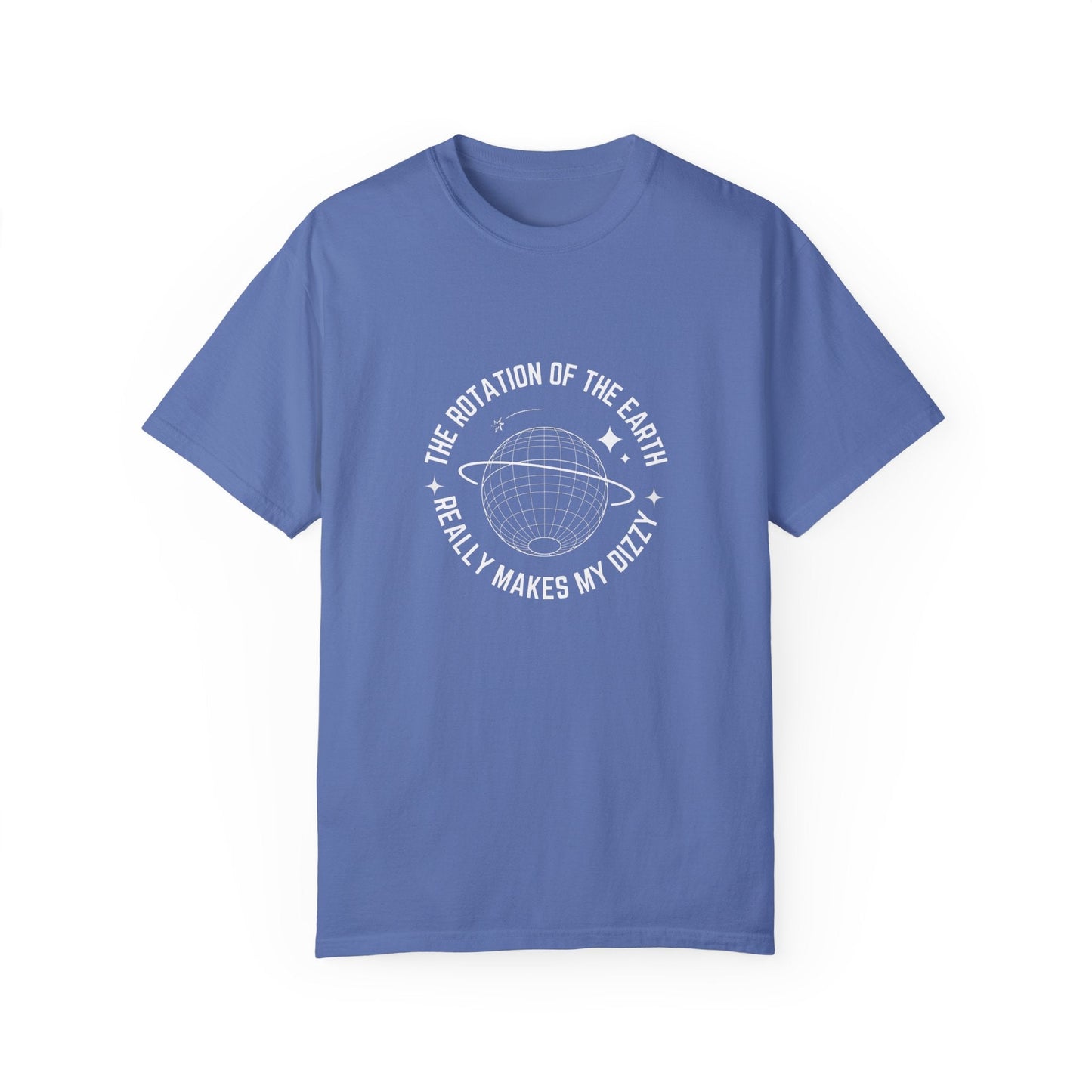 Touristic figure t-shirt | trendy & unique globe design earth rotation