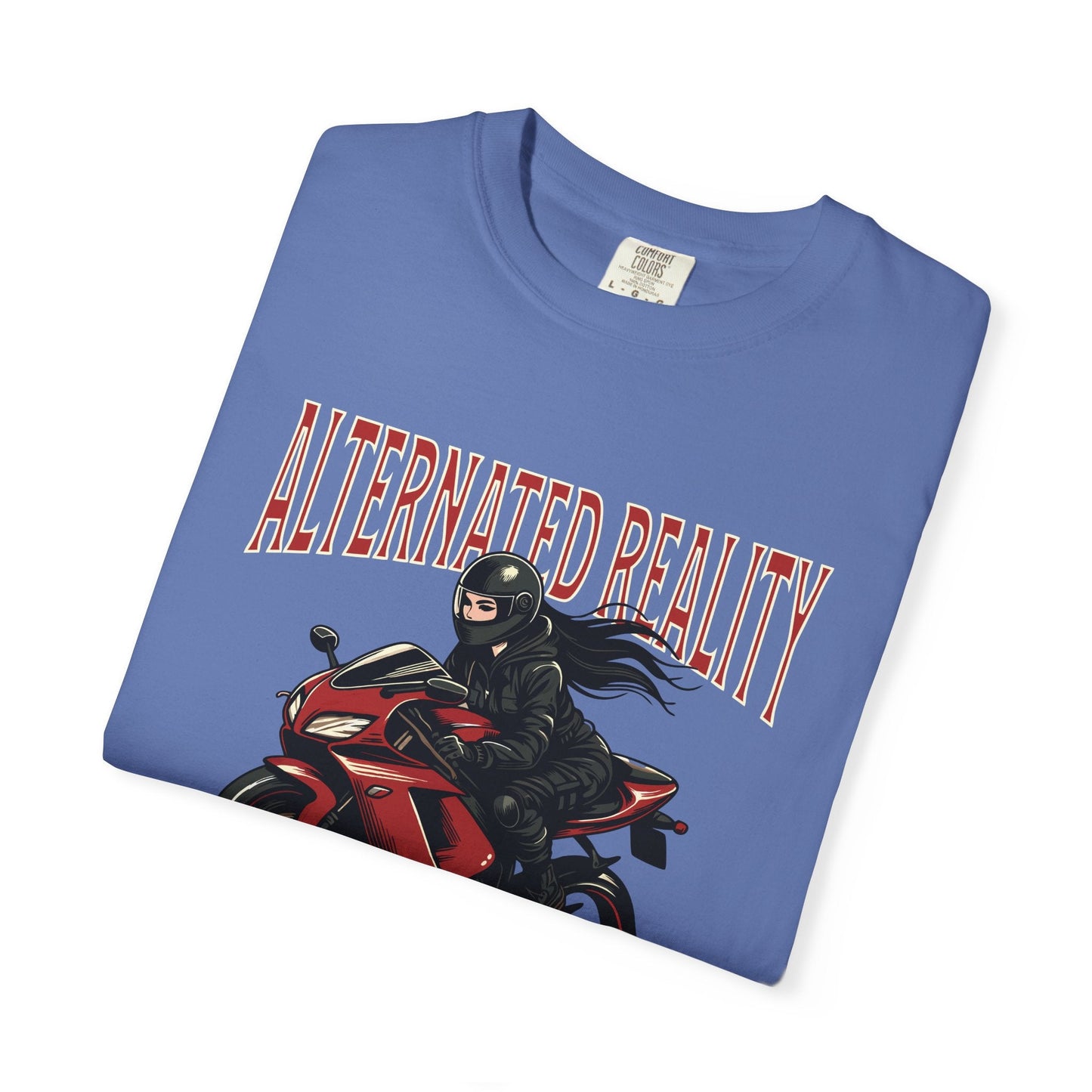 Woman Biker t- shirt - Empowerment & vintage style