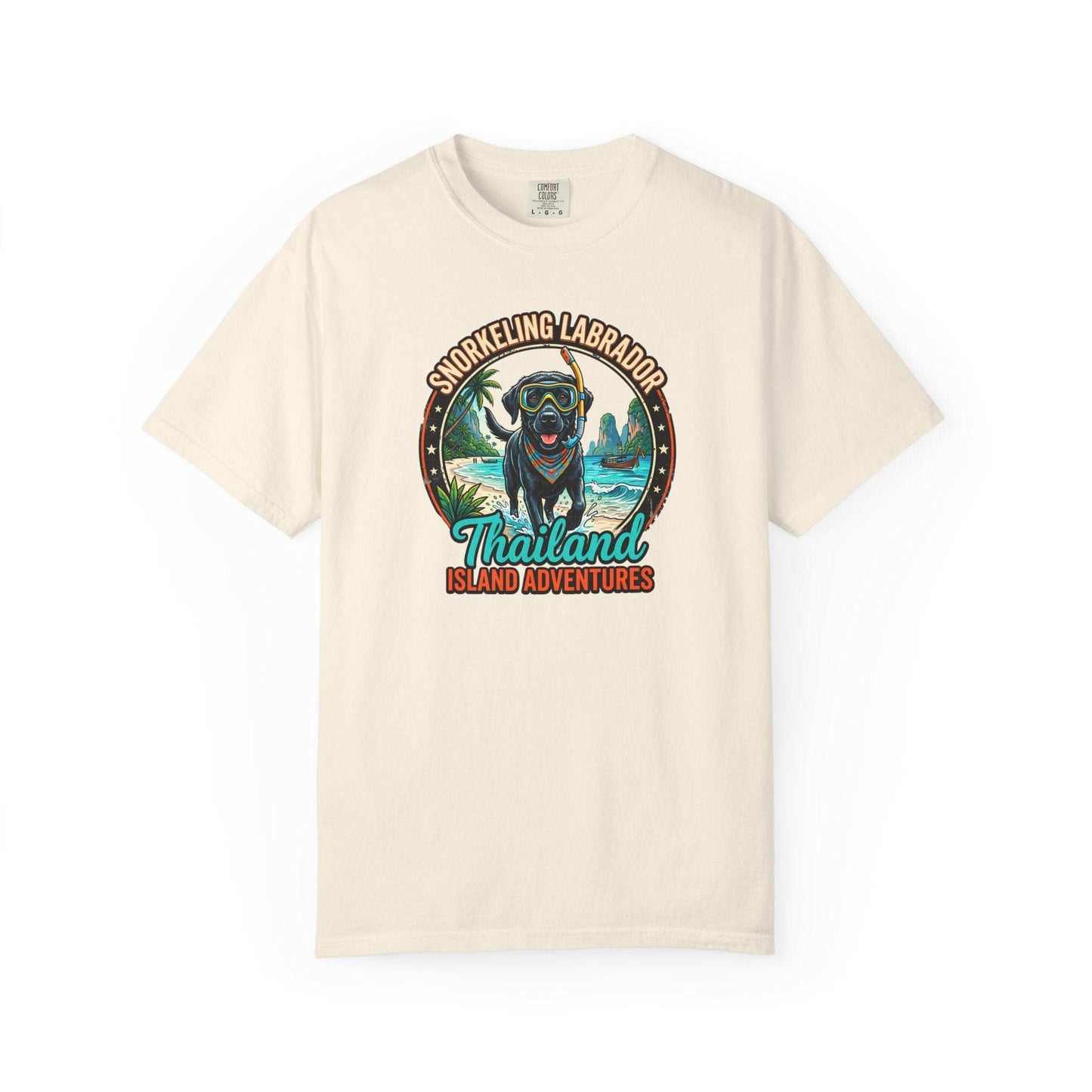 Labrador Holidays in Thailand Fun Tee for Dogs Lovers