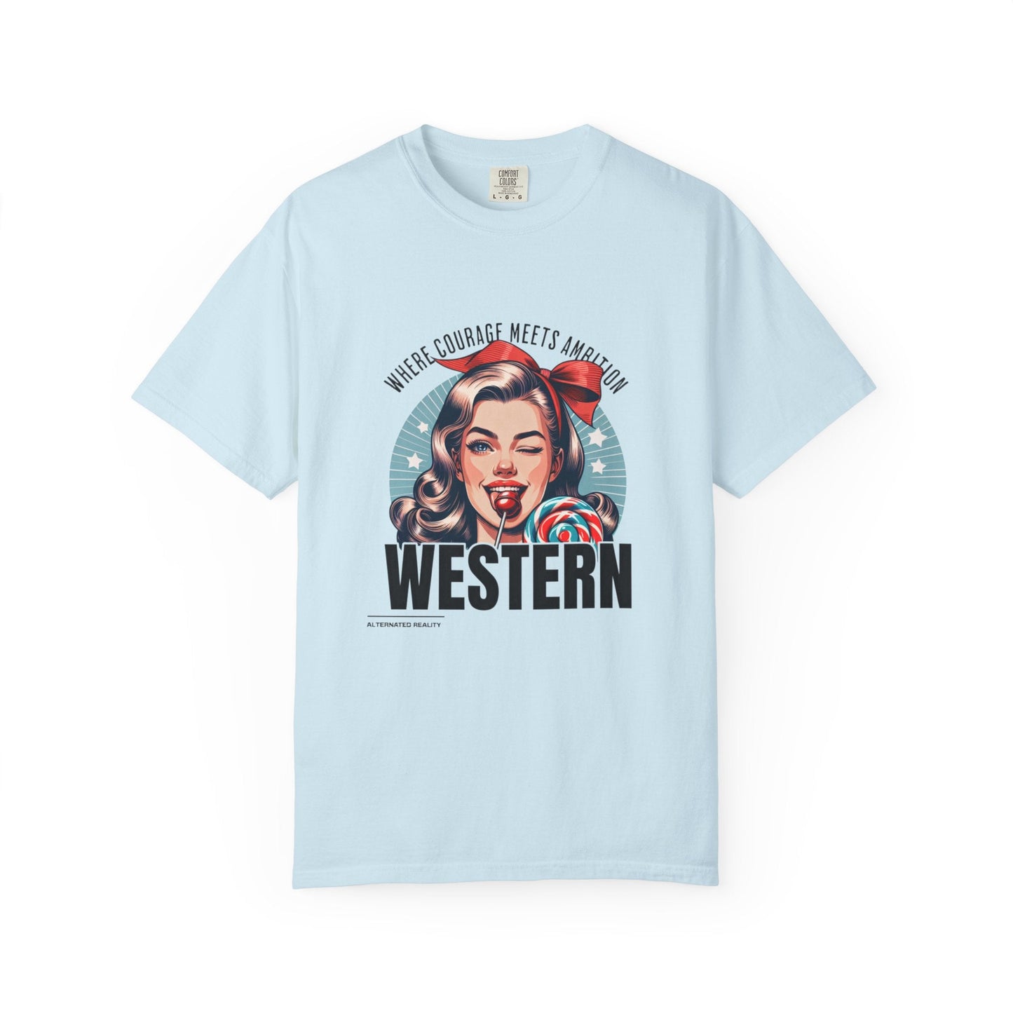 Vintage western adventure t-shirt for audacious style