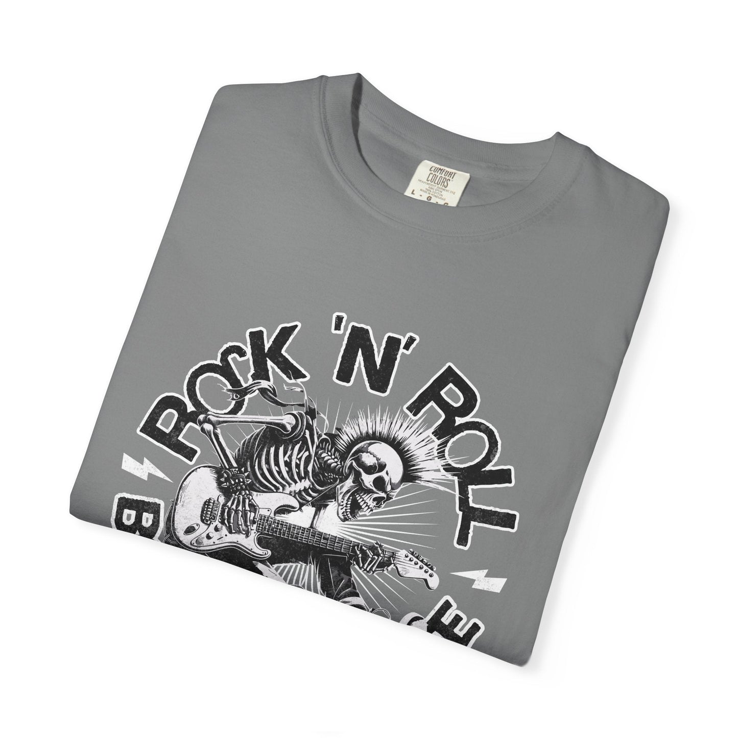 Rock n' roll cool skeleton guitar unisex T-shirt - edgy style
