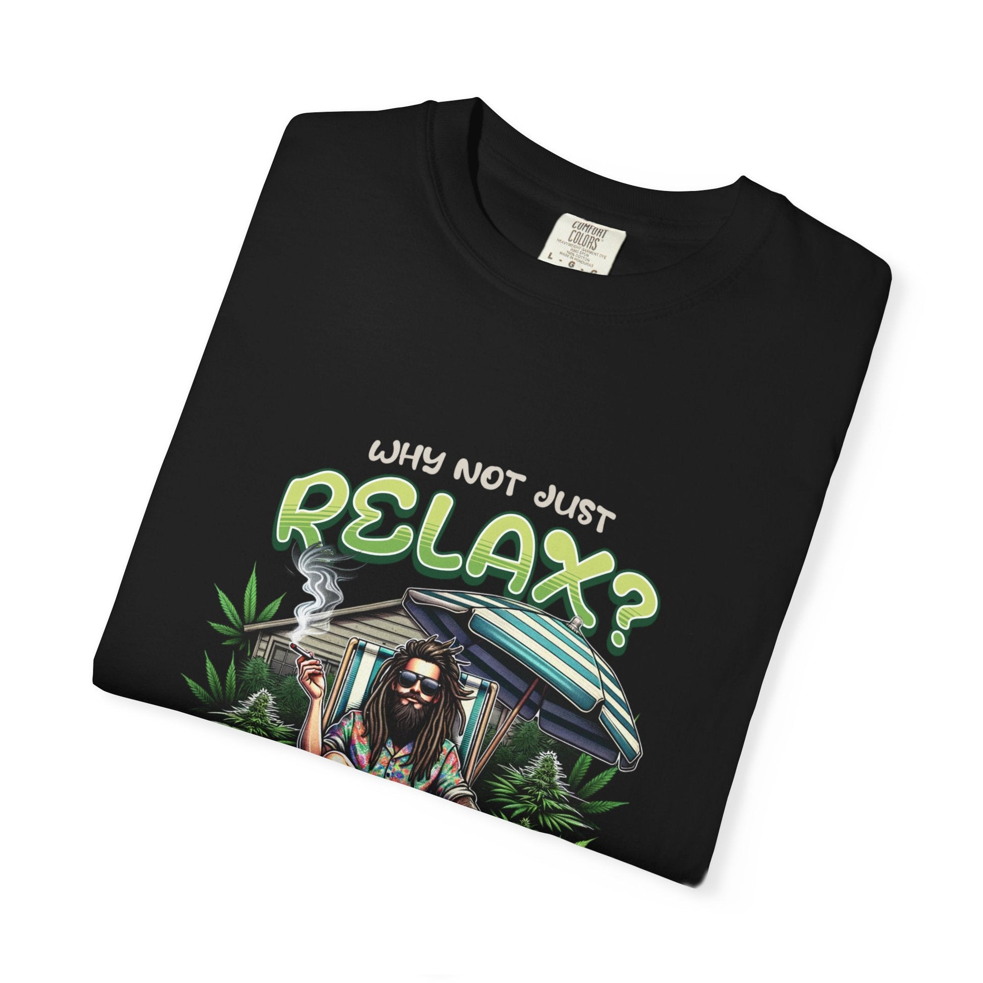Smoking neighbor humoristic and relaxation design
