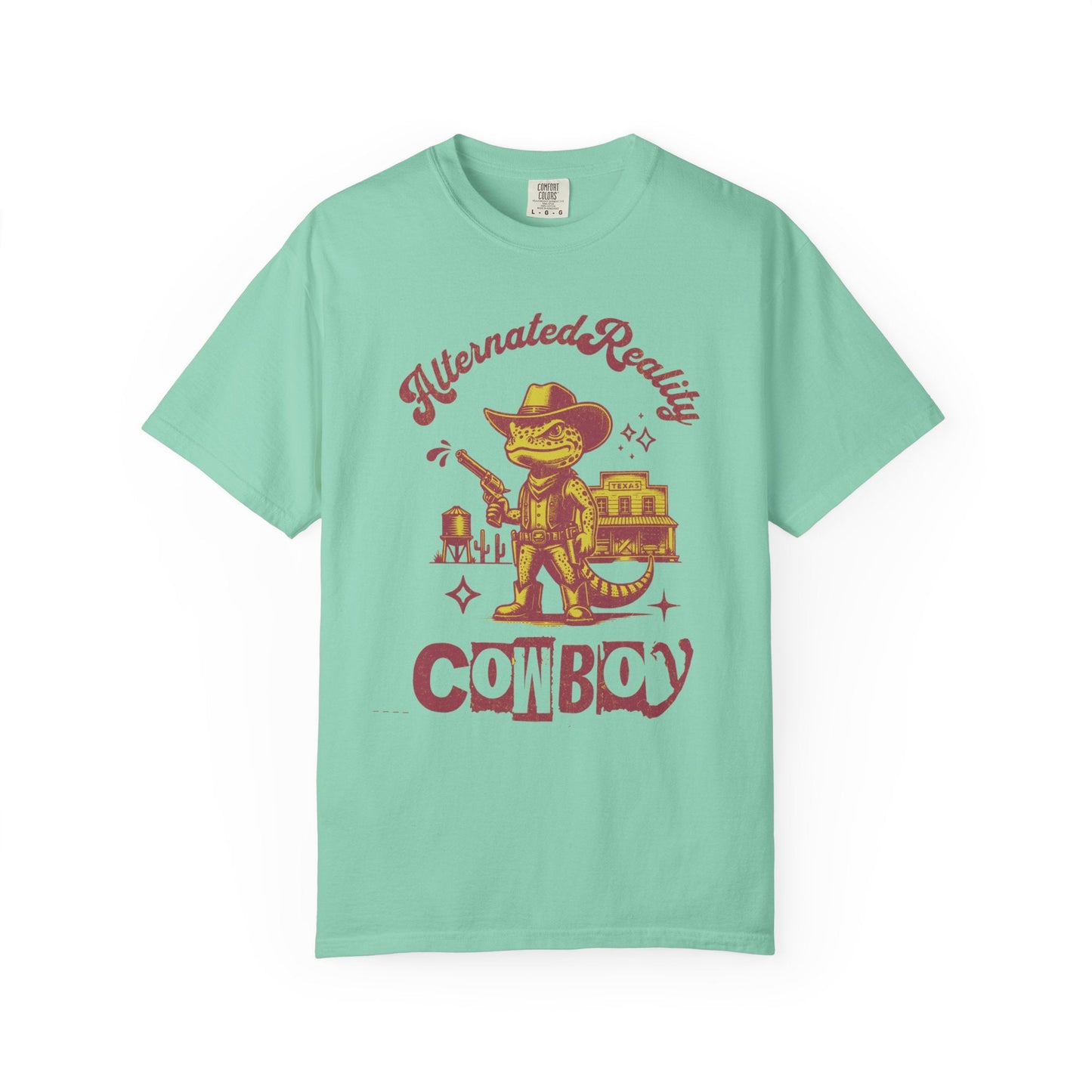 Graphic t-shirt - Alternated Reality frog cowboy contrasted print