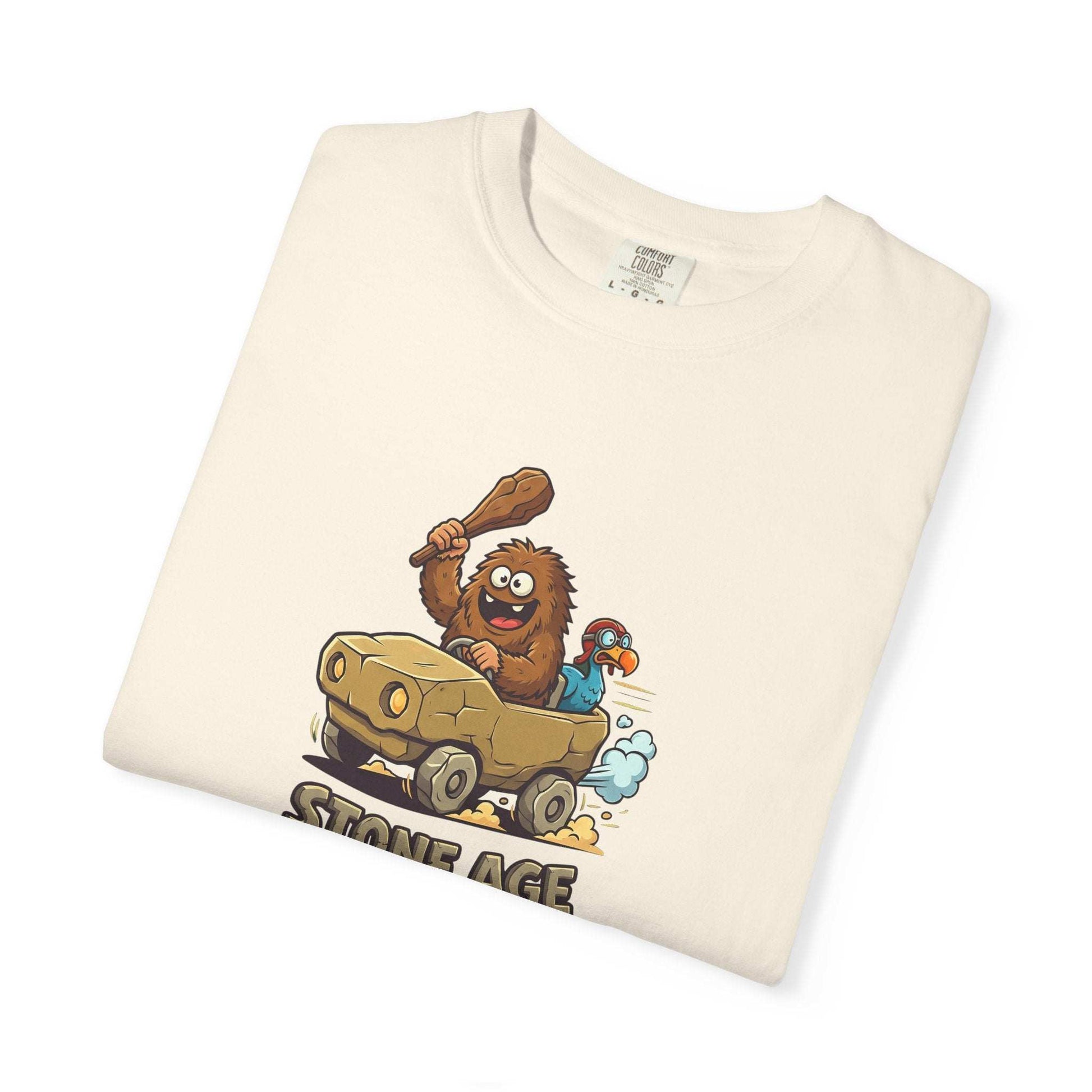 Stone age T-shirt - Soft Garment-Dyed Comfort 