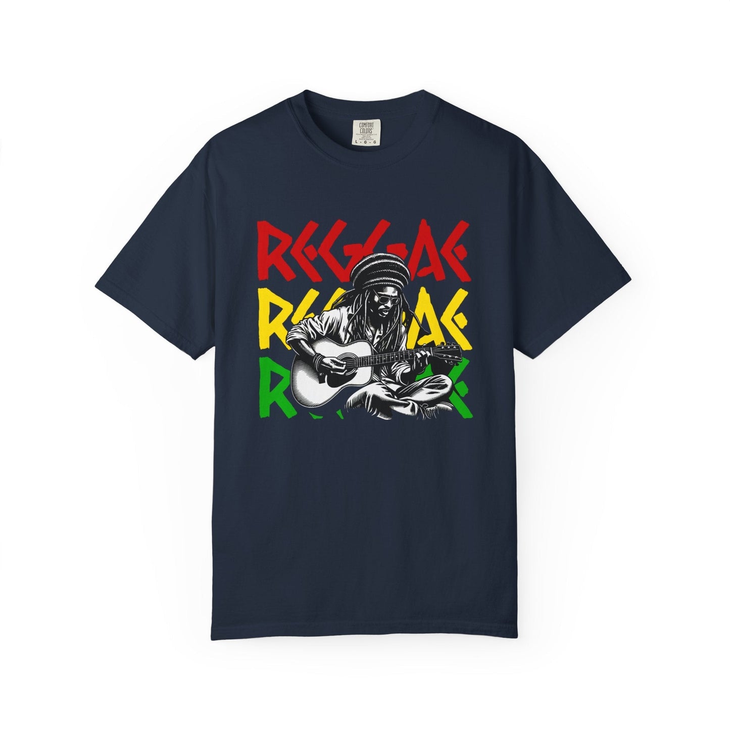 Rasta reggae t-shirt - Vibrant music lover's casual cotton  cool tee 