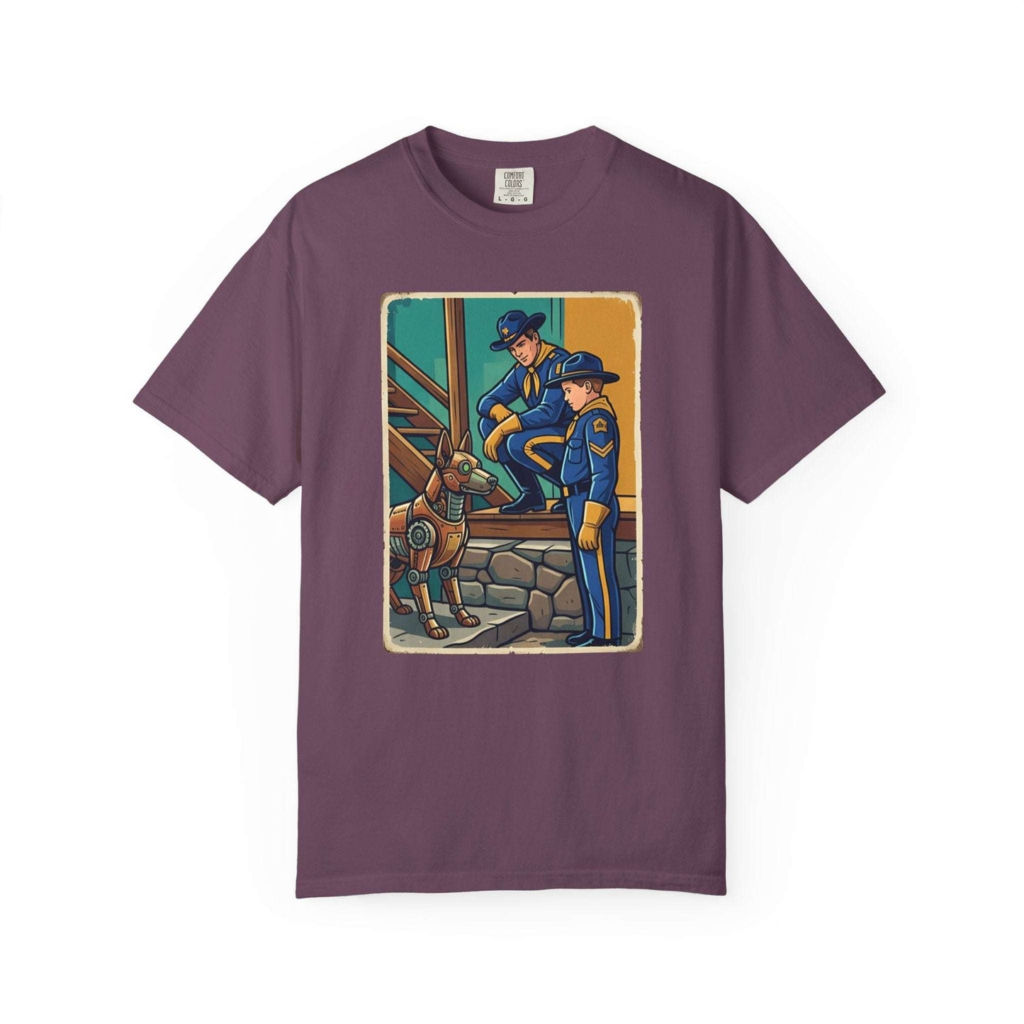 Clang Tintin Robot Dog T-Shirt for Classic TV lovers