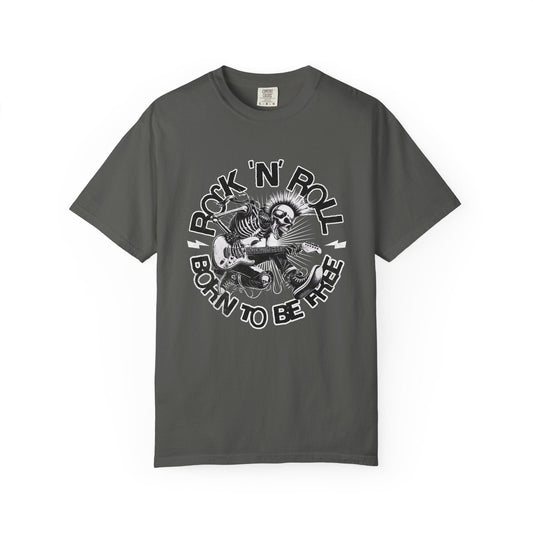Rock n' roll cool skeleton guitar unisex T-shirt - edgy style
