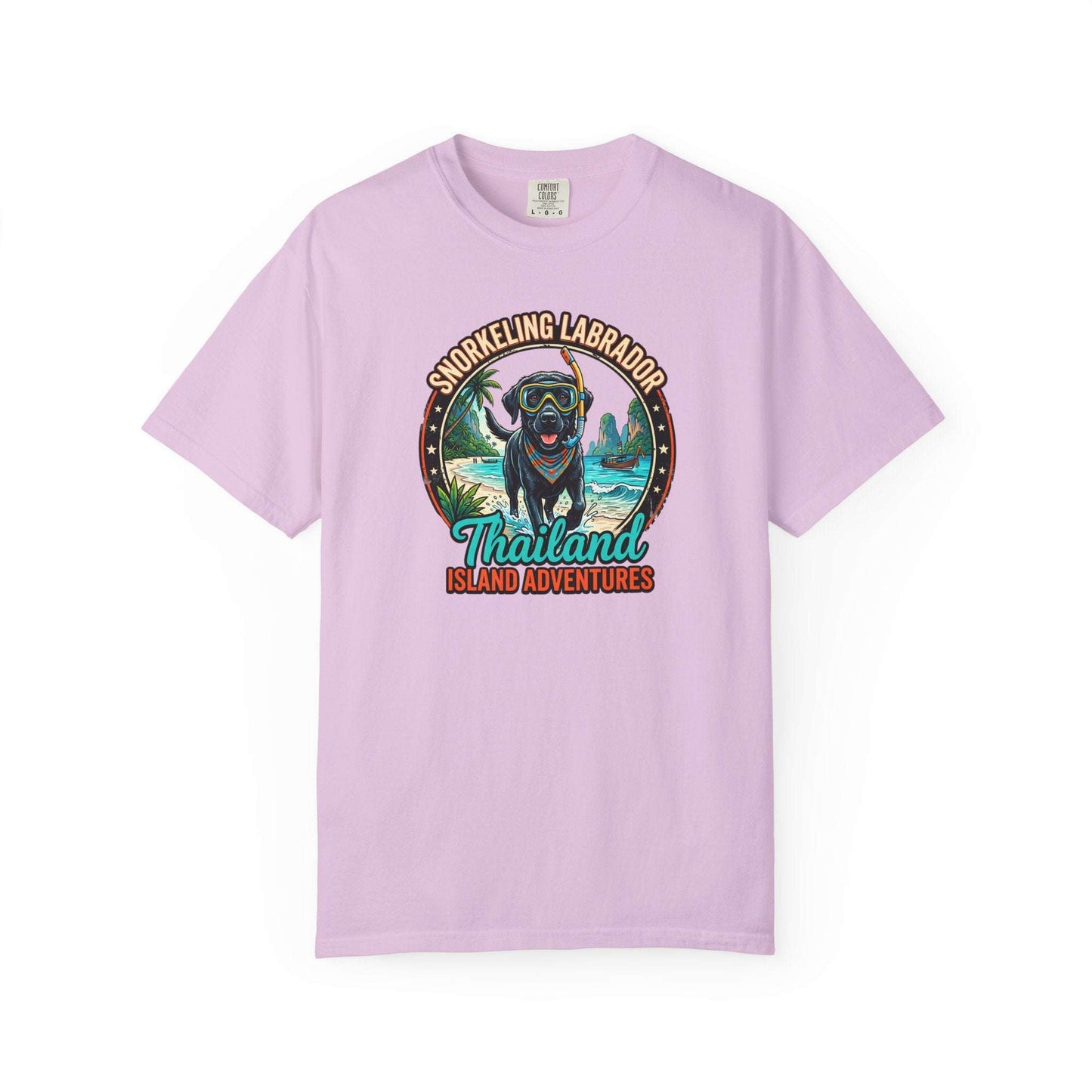 Labrador Holidays in Thailand Fun Tee for Dogs Lovers