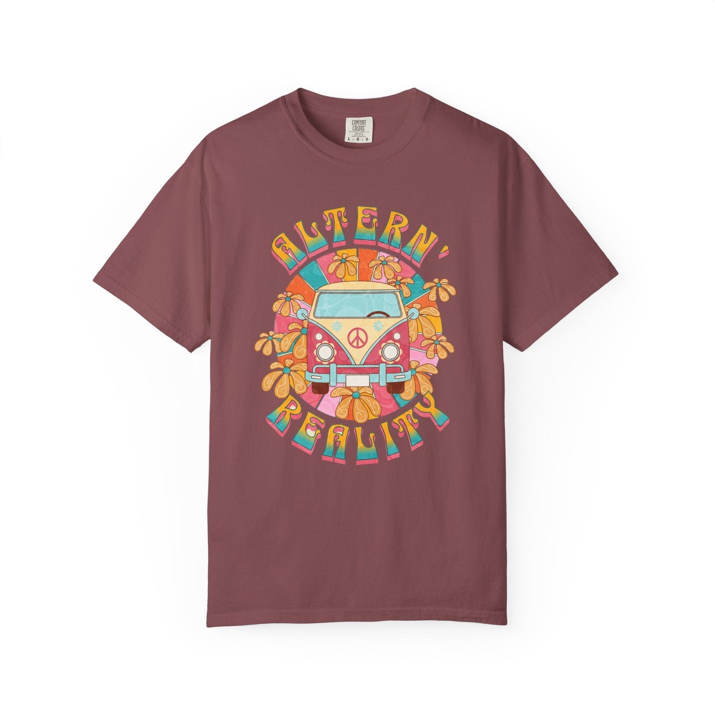 Vintage camper cool t-shirt with retro 60s-70s graphic - Hippie vibe