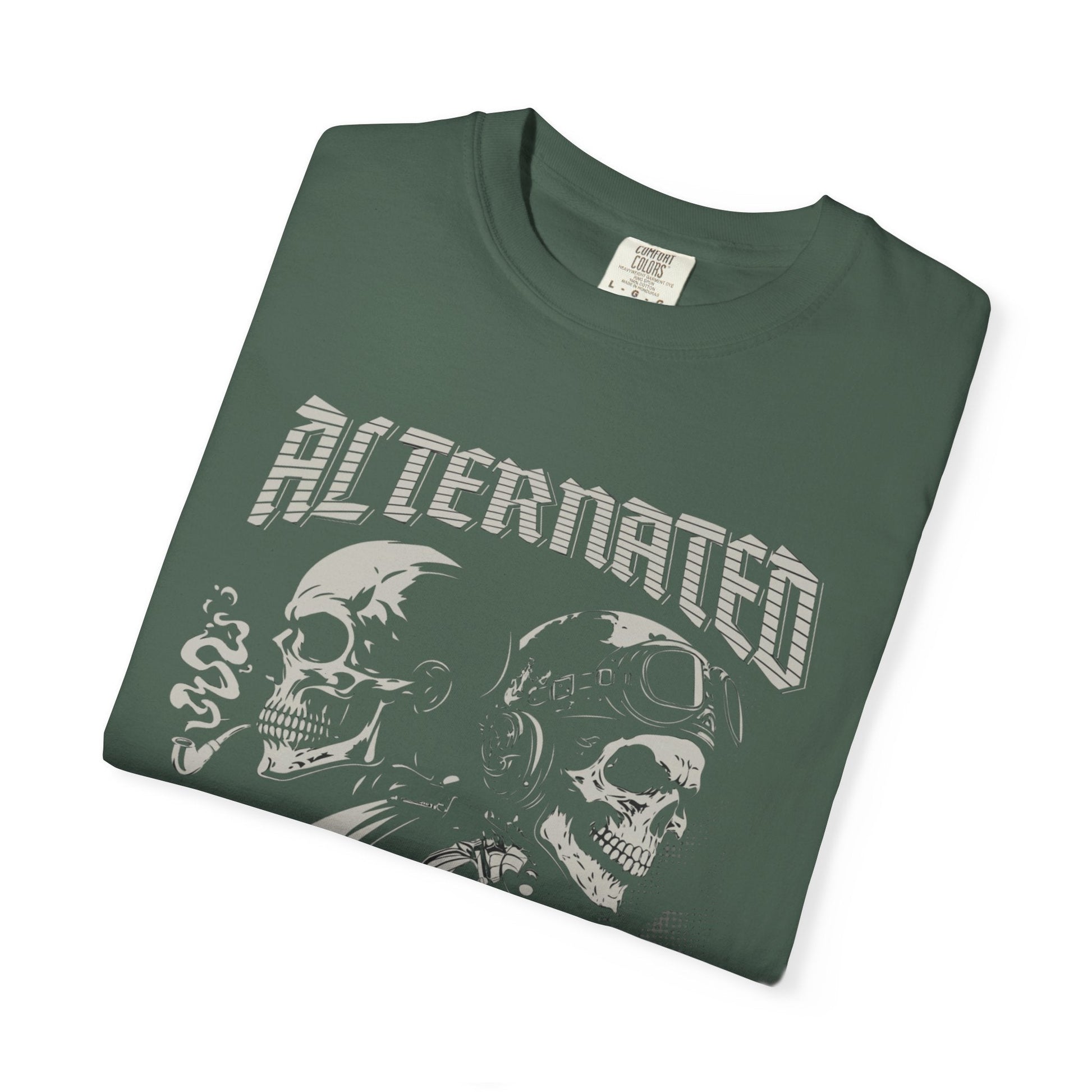 Biker skull unisex t-shirt - Bold & adventurous design