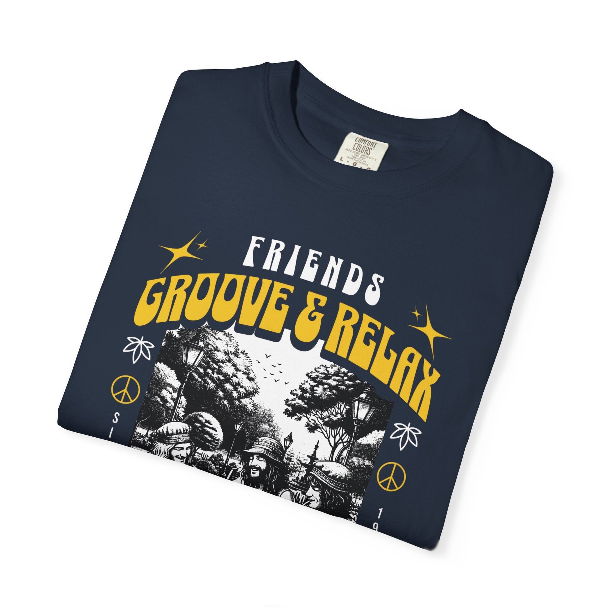 Hippies and Friends Vintage Groove T-Shirt - Relaxed Style & Comfort