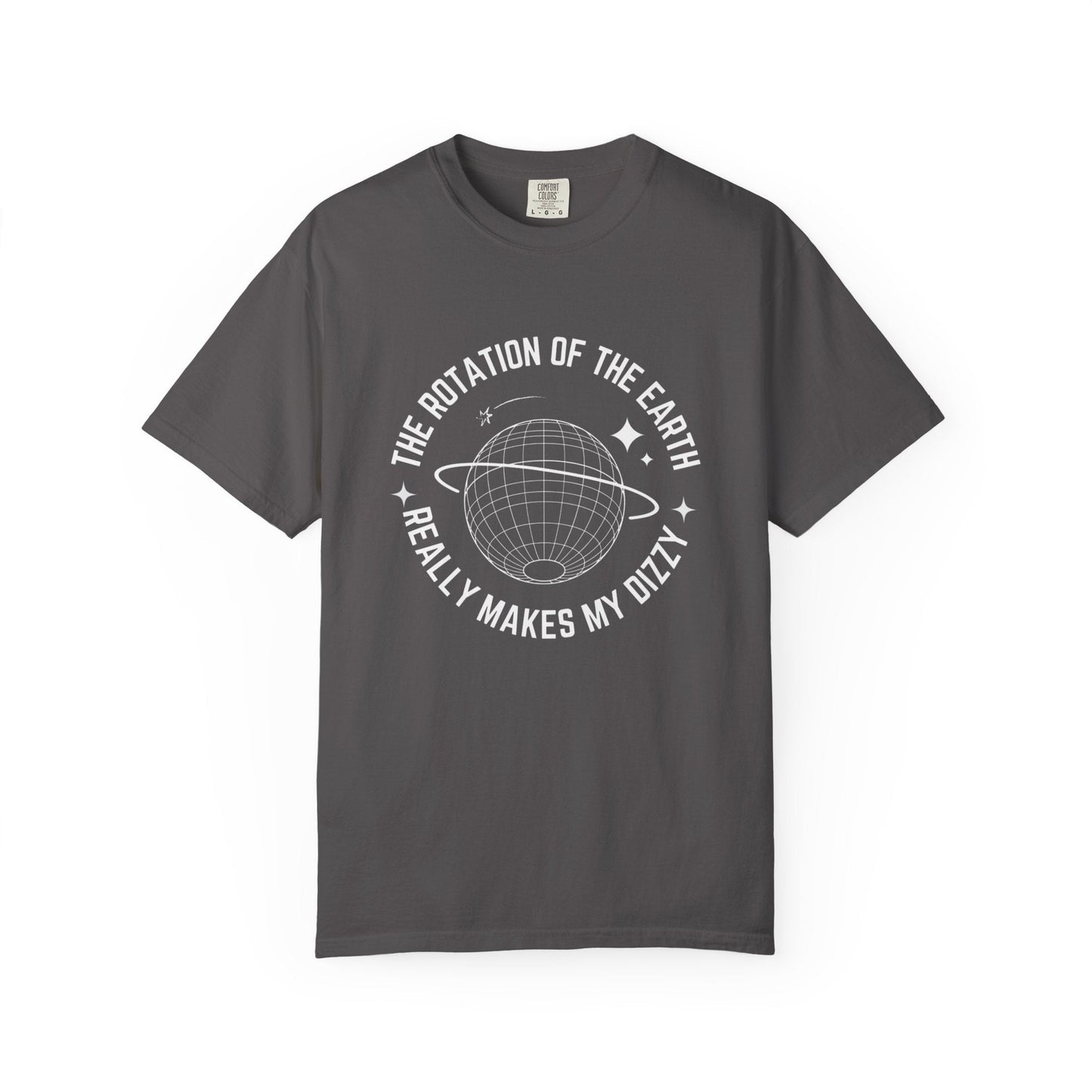 Earth rotation t-shirt - Unique globe design for adventure lovers