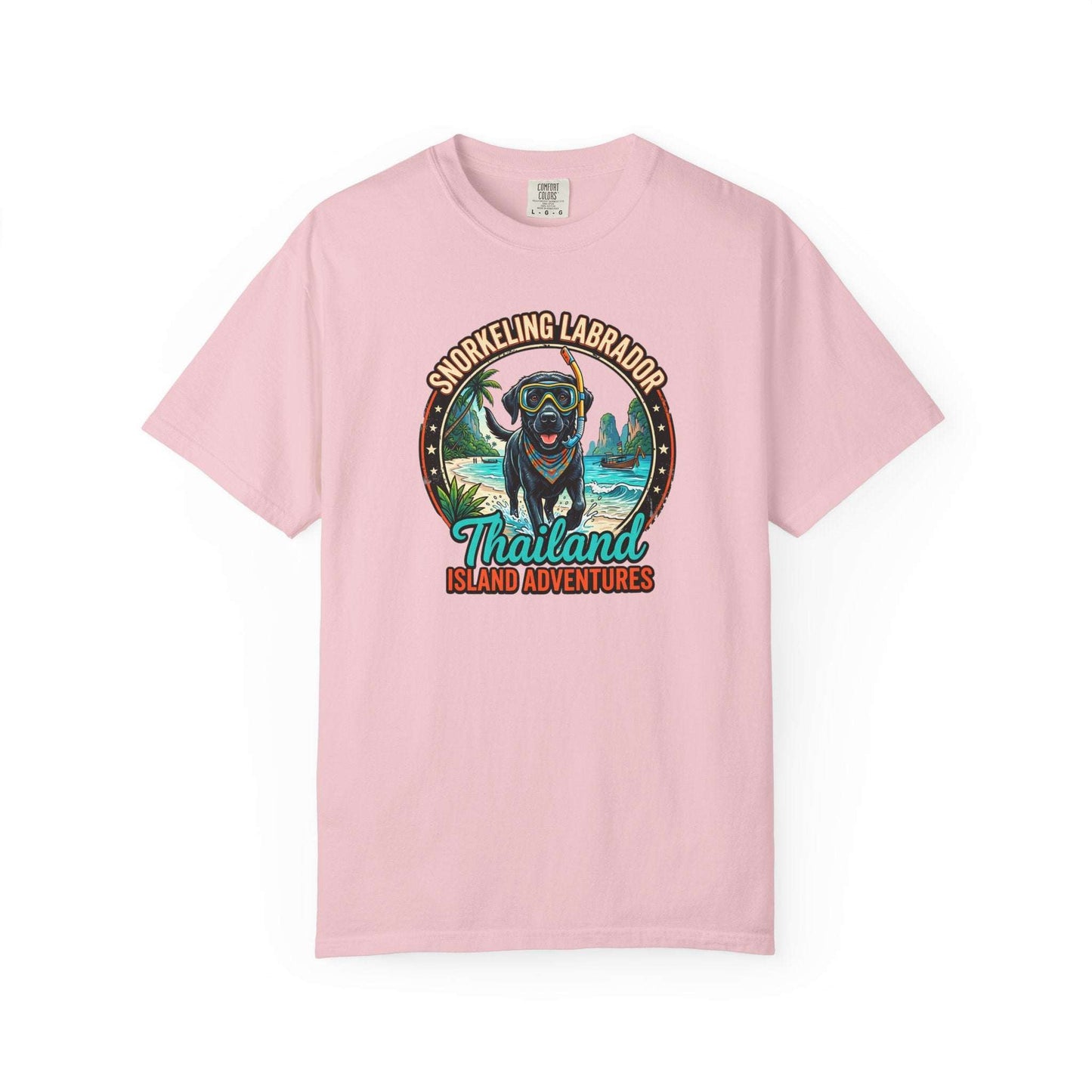 Labrador Holidays in Thailand Fun Tee for Dogs Lovers
