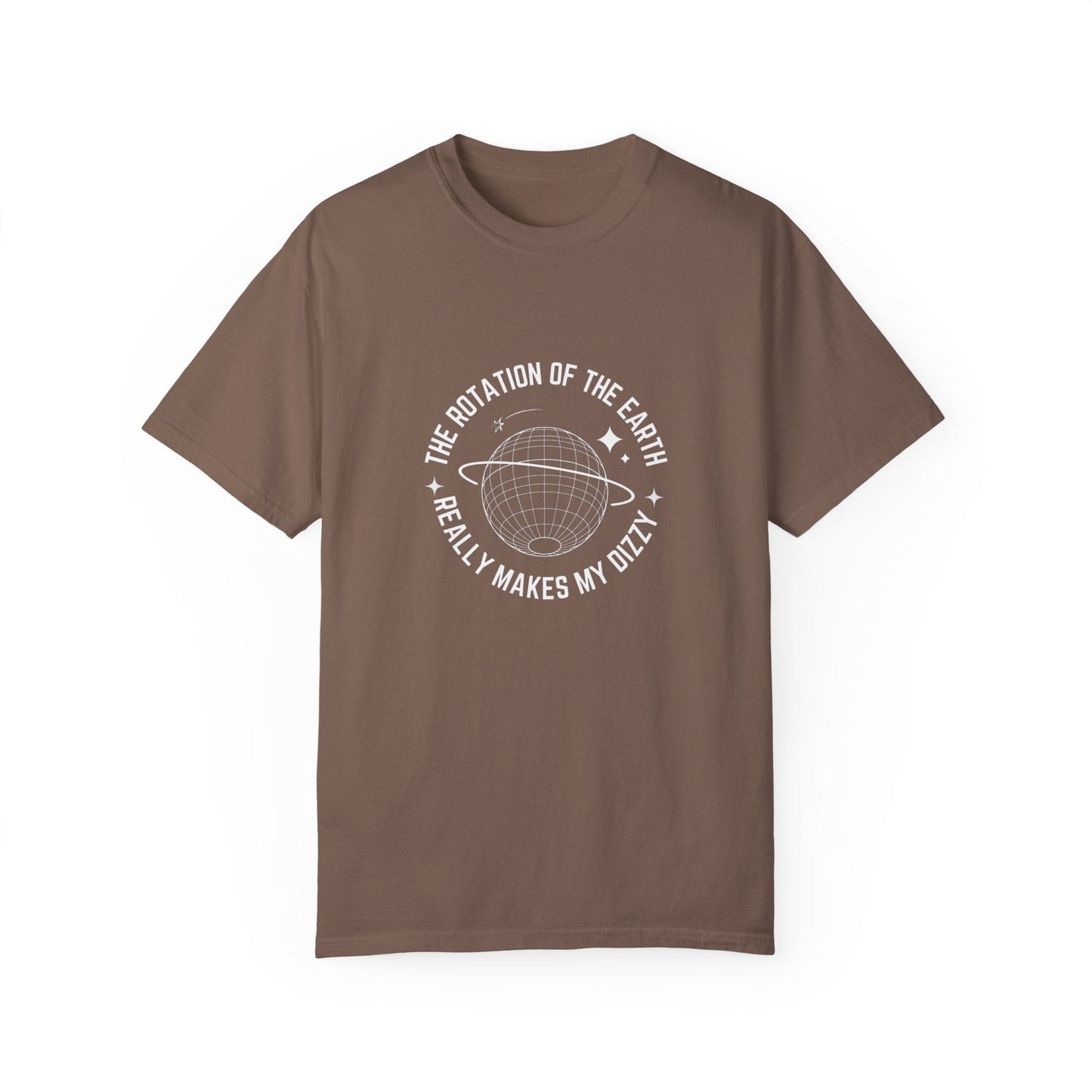 Touristic figure t-shirt | trendy & unique globe design earth rotation