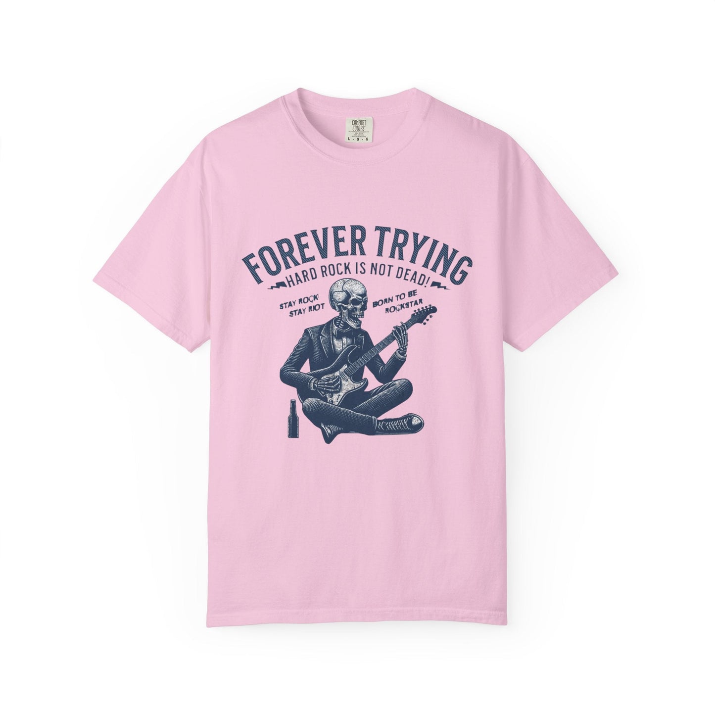 Rose rocker guitarist: stylish t-shirt for rockers