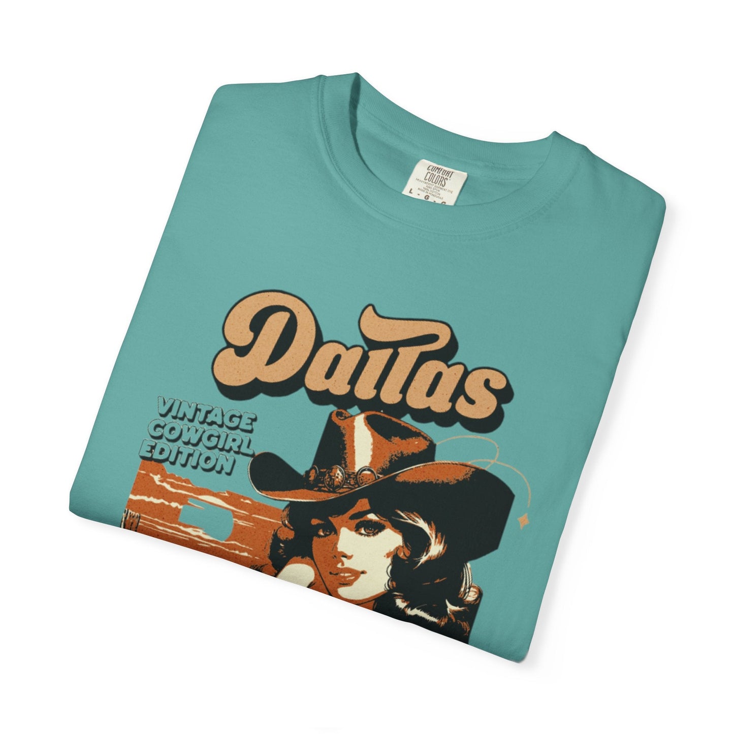 Western retro Dallas my heart t-shirt for vintage lovers