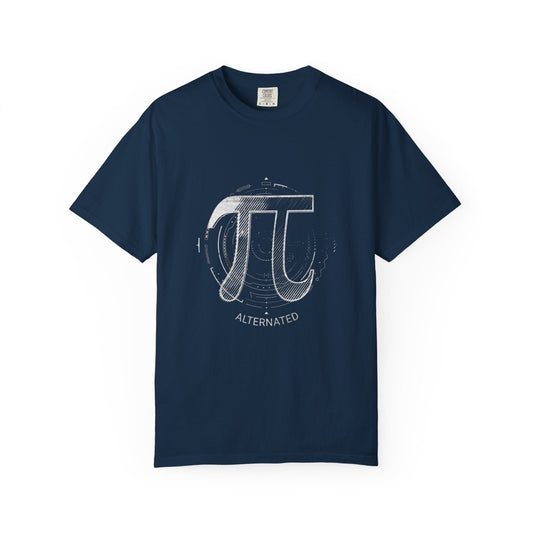 Pi Symbol dark t-shirt - Stylish math graphic tee for science lovers