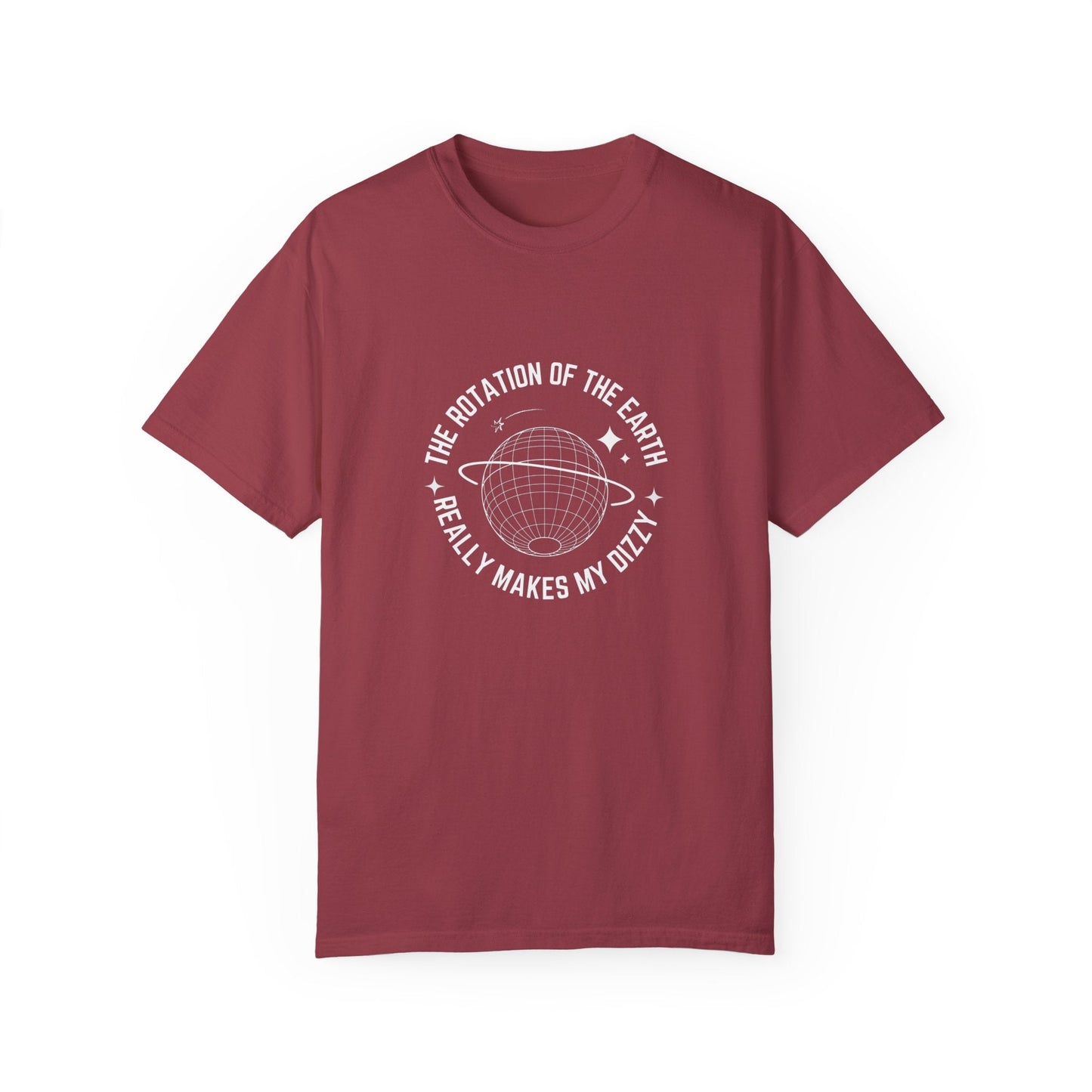 Touristic figure t-shirt | trendy & unique globe design earth rotation