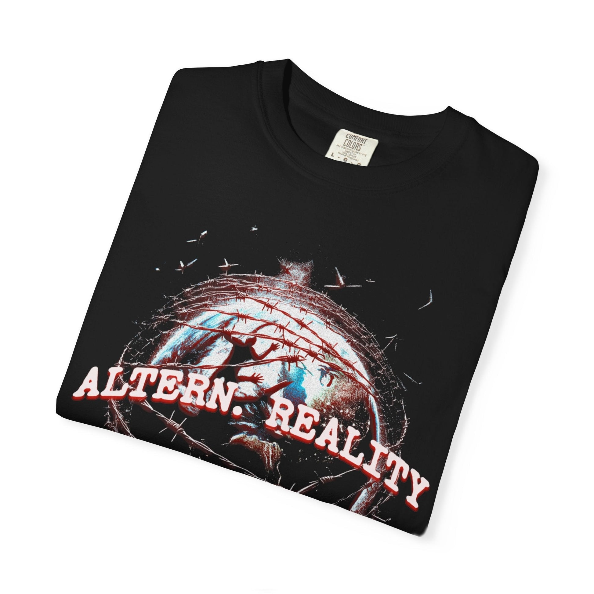 Earth jail unisex graphic t-shirt - Cosmic design 100% cotton