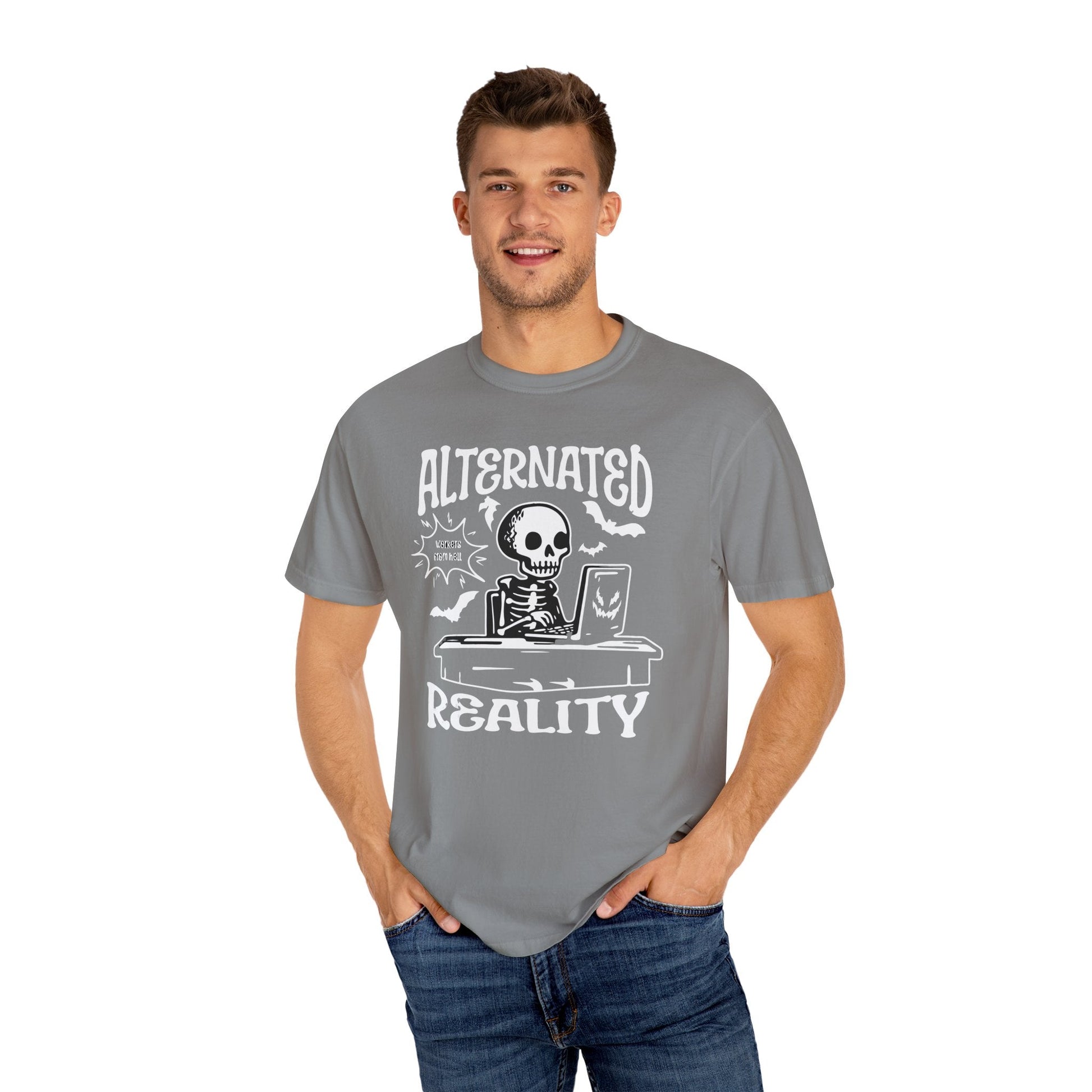 Work skeleton  t-shirt | Fun and quirky design